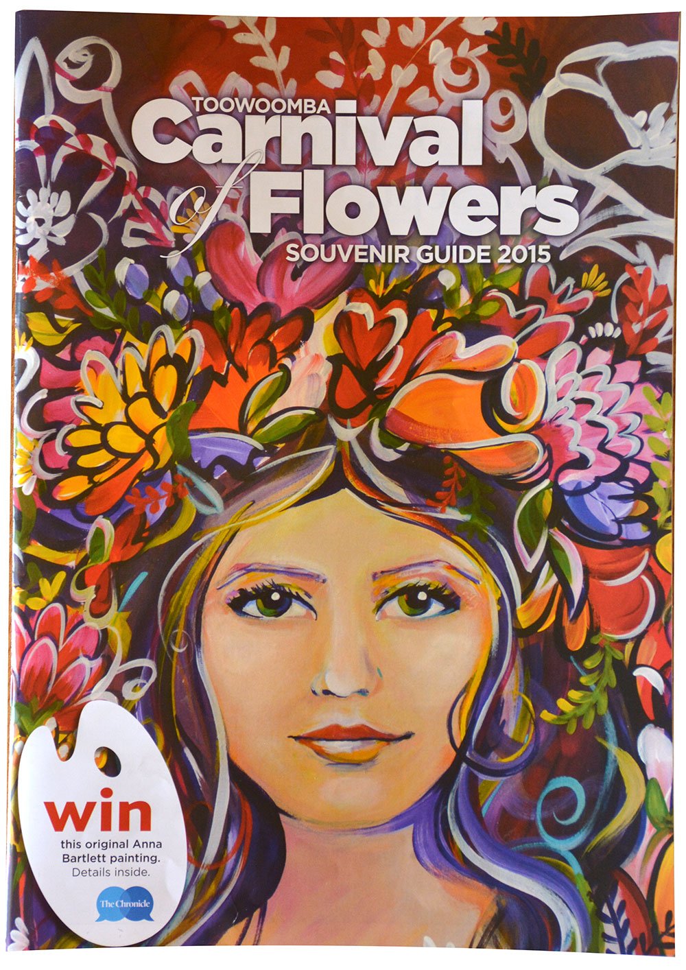 Carnival of Flowers, The Chronicle liftout cover art, 2015