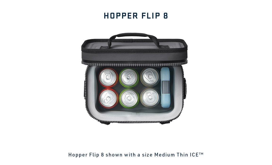 New YETI Hopper Flip 8 Portable Soft Cooler Navy Model YHOPF8
