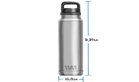 Yeti 46 oz. Rambler Bottle with Chug Cap Harvest Red