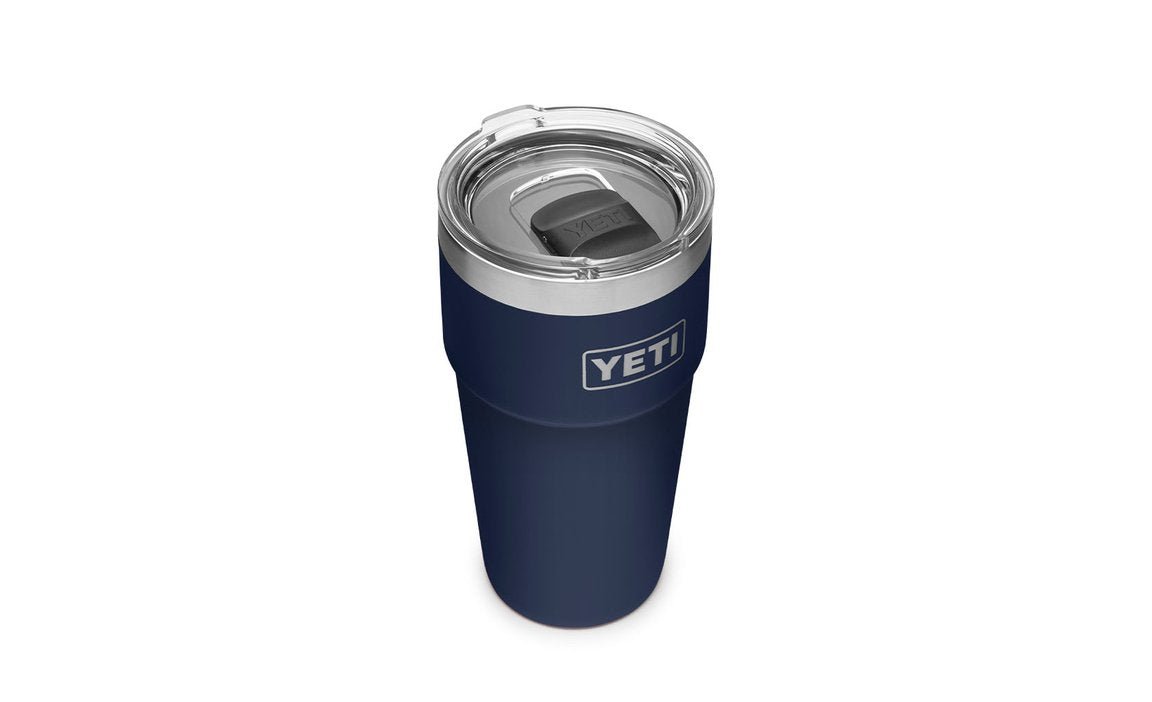 YETI Rambler 16 oz Stackable Pint, Vacuum Insulated, Stainless Steel with  MagSlider Lid (Alpine Yellow)