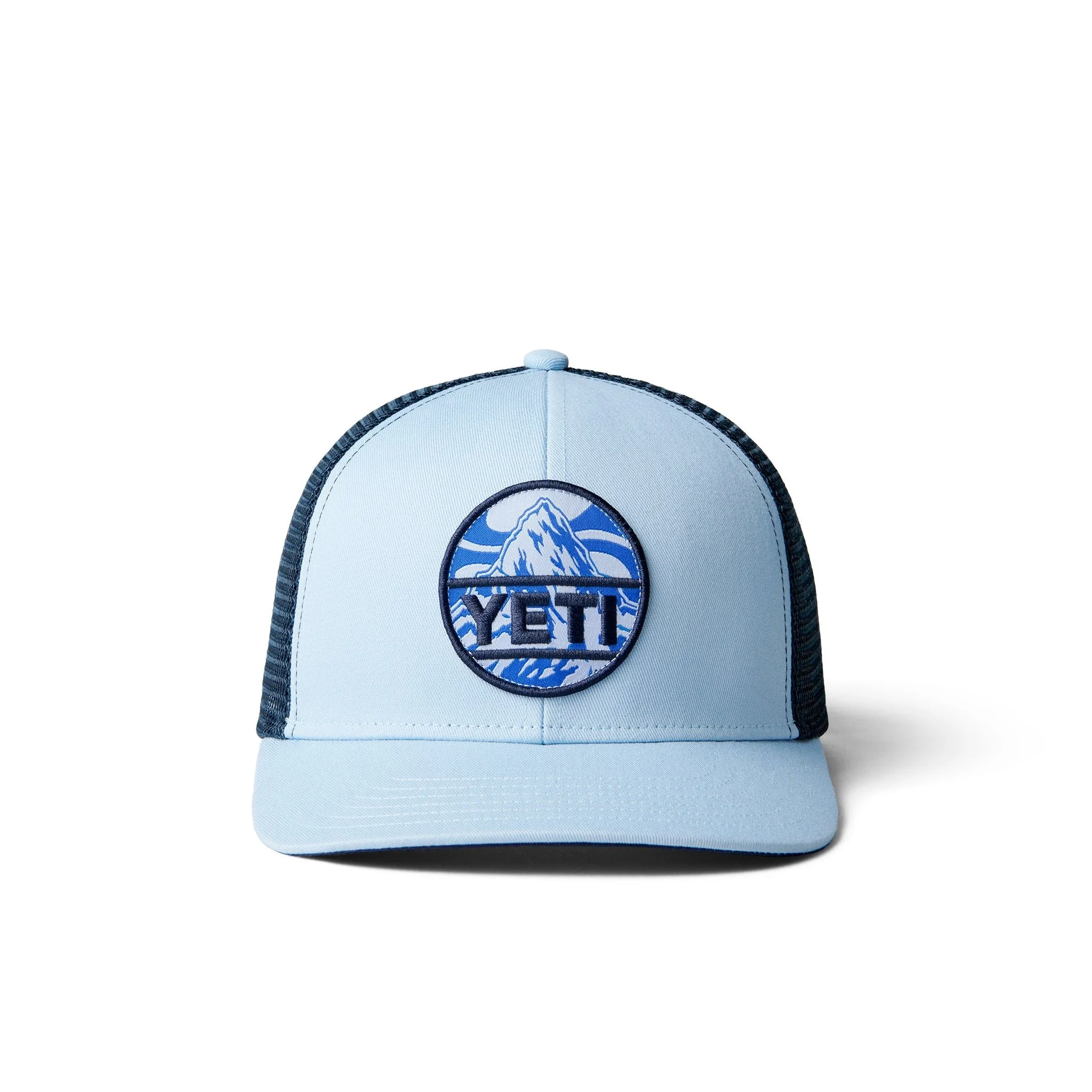 YETI Camo Logo Badge Trucker Hat — Live To BBQ