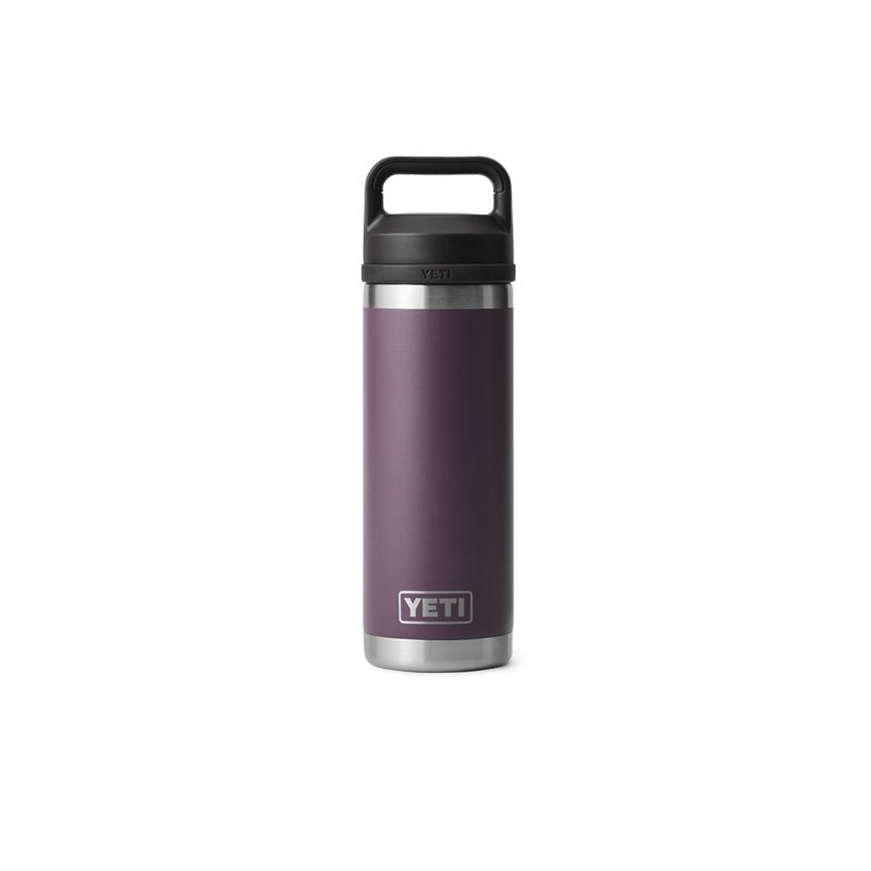  YETI Rambler 18 oz Bottle, Vacuum Insulated, Stainless Steel  with Straw Cap, Navy: Home & Kitchen