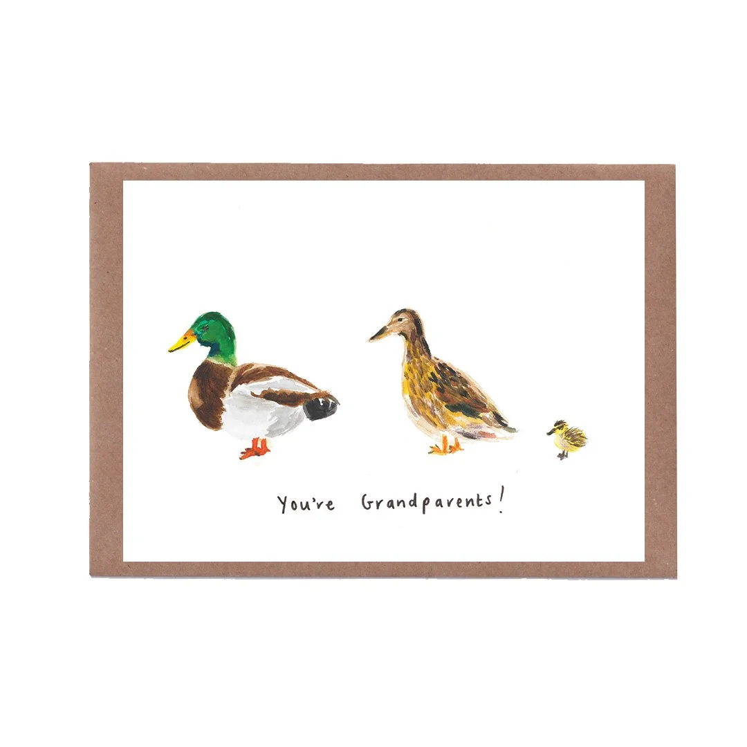 You're Grandparents Duck CARD