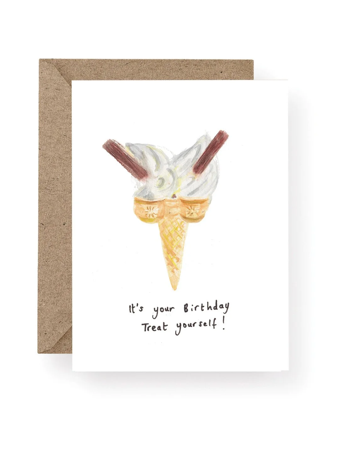 Ice-cream Birthday Card