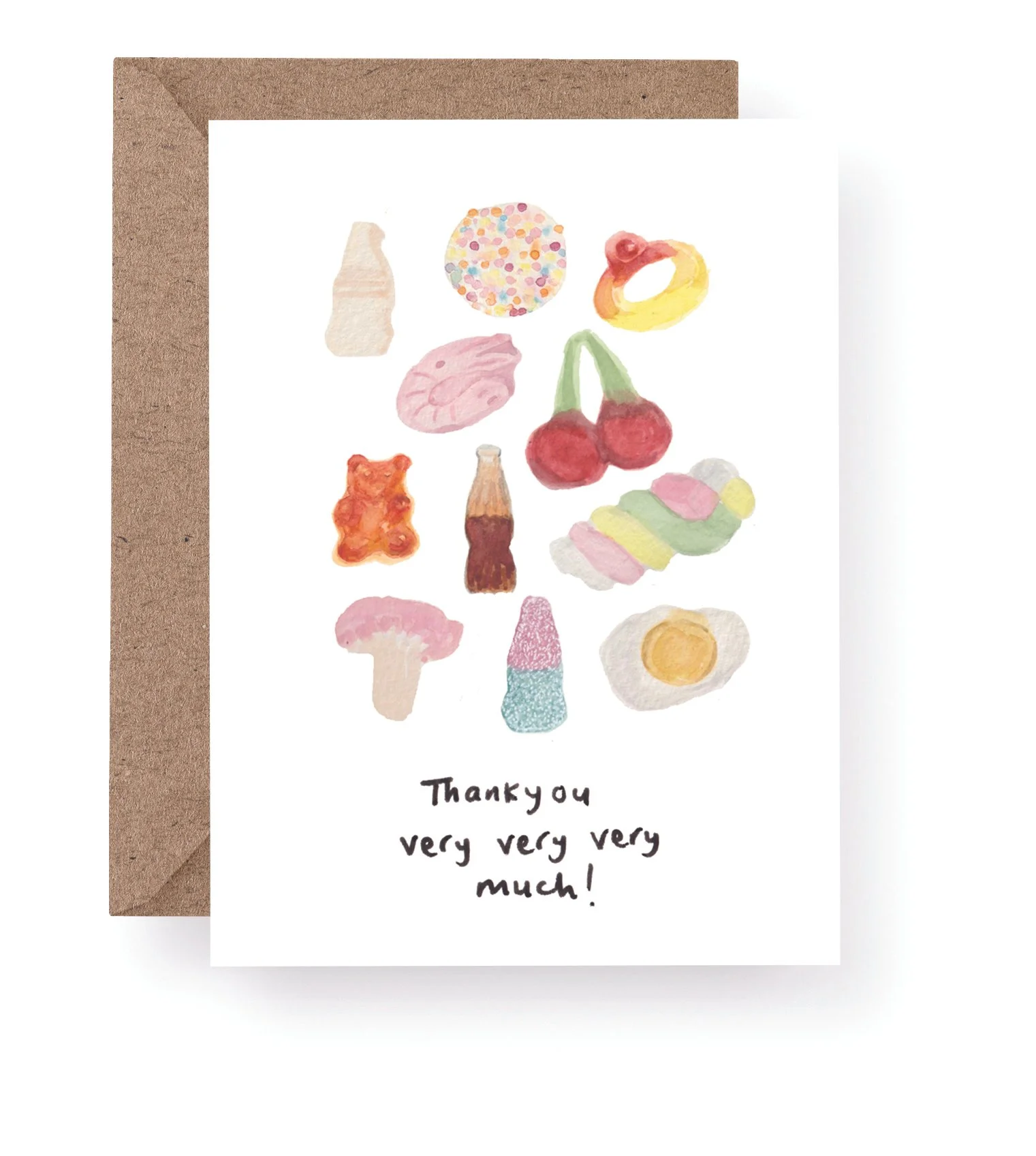 Pick and Mix Sweets Thank you Card