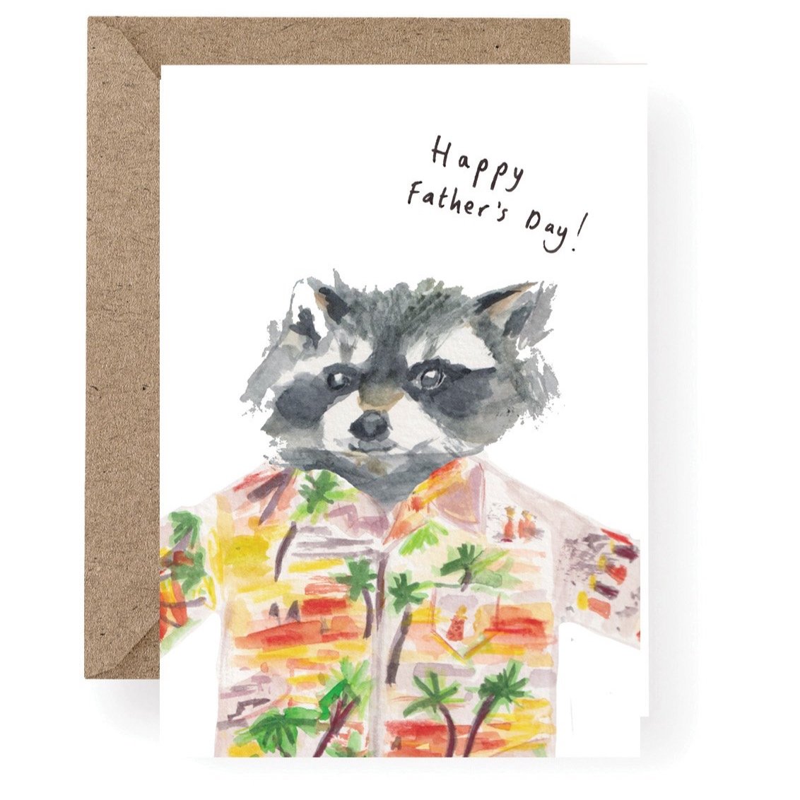 Racoon Father's Day Card