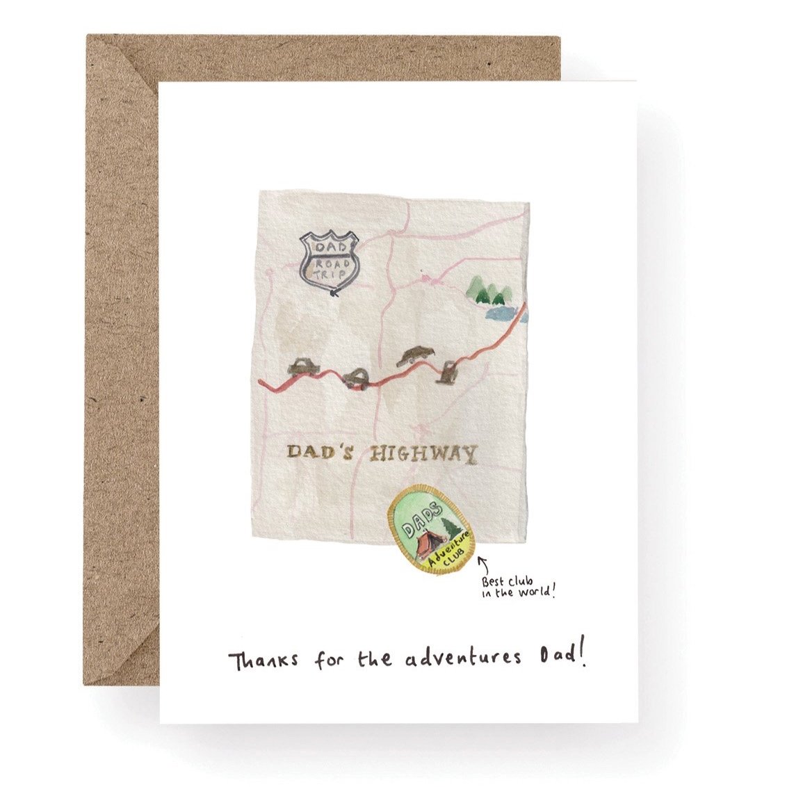 Dad's Adventure Club Father's Day Card