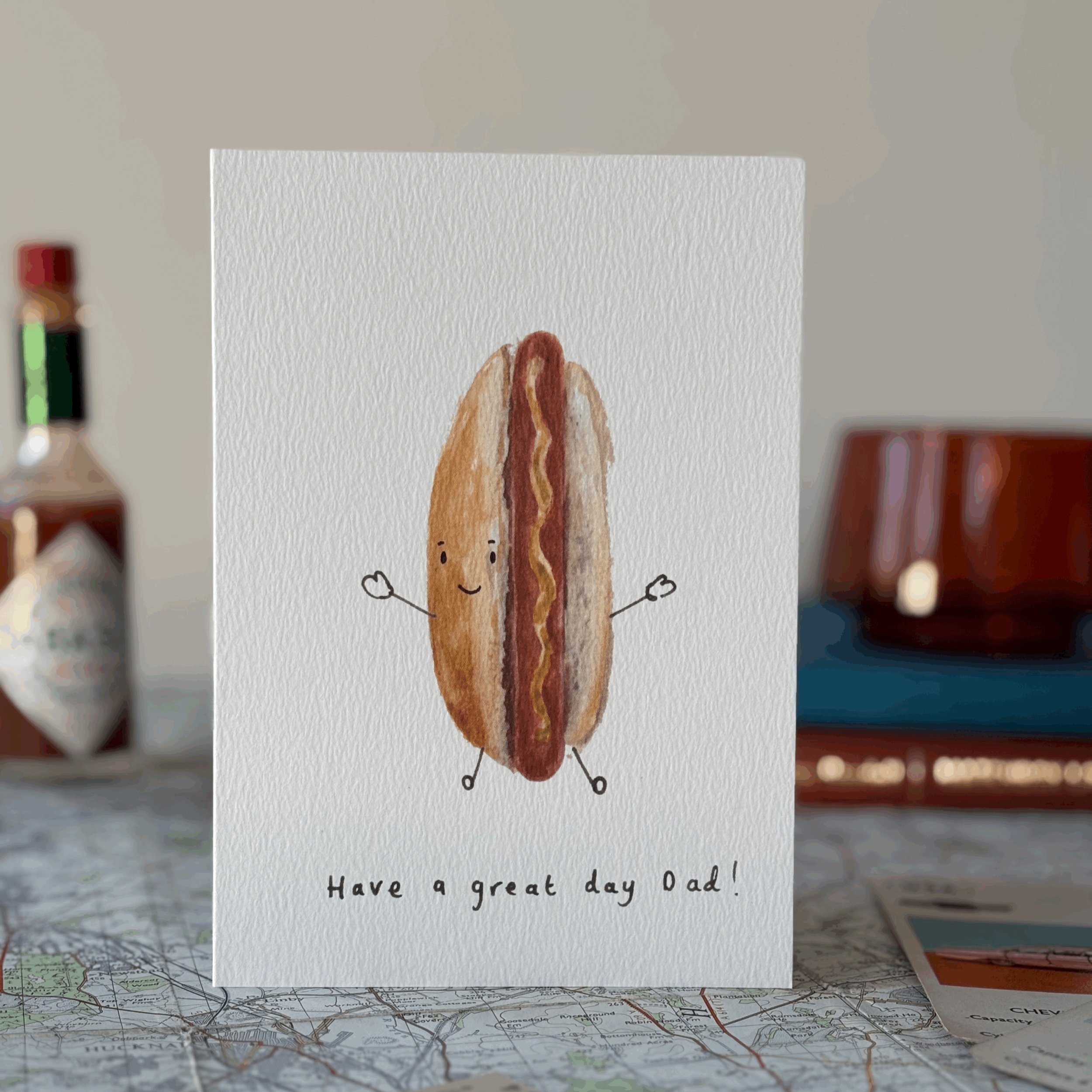 Hotdog Father's Day Card