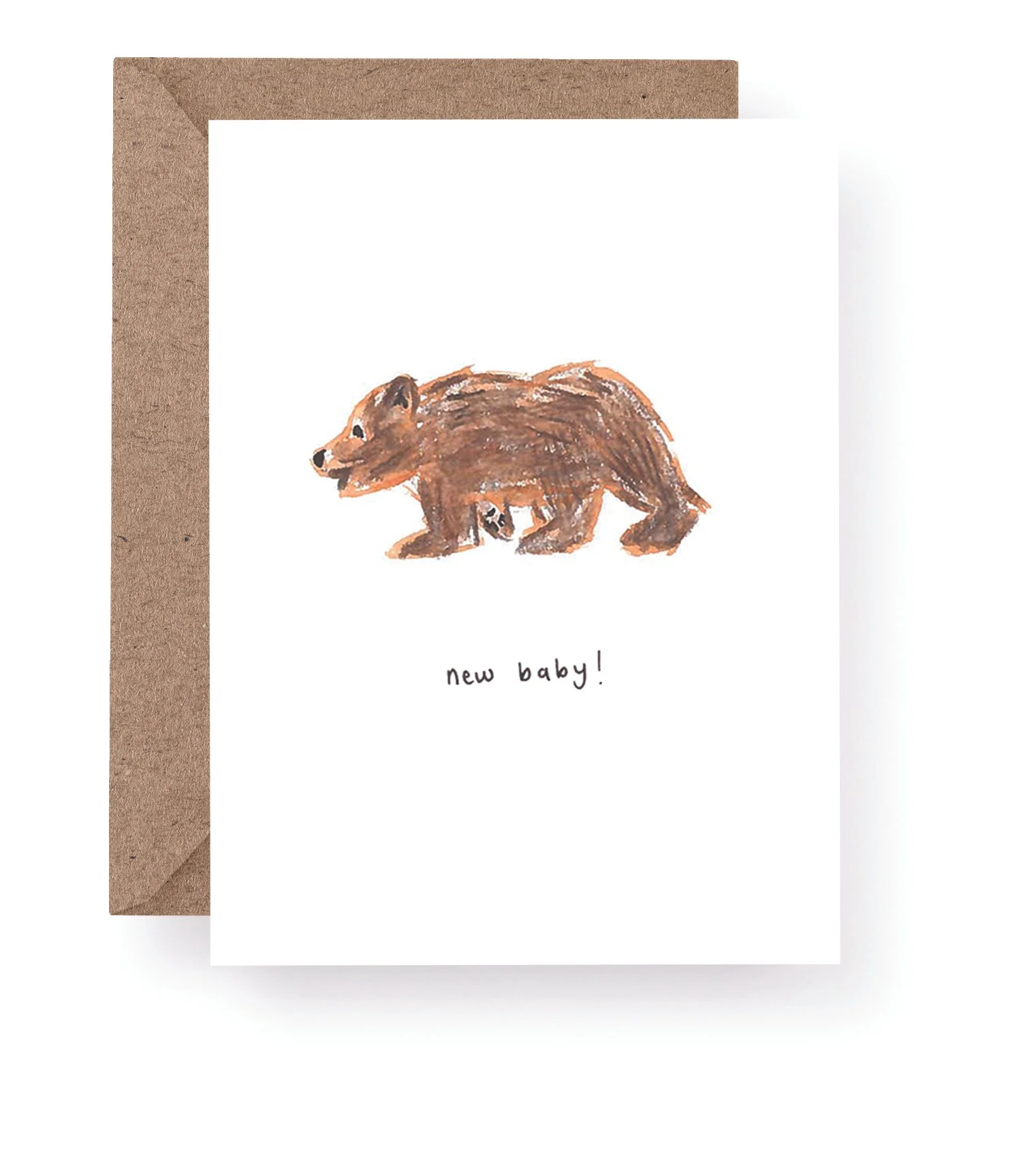 New Baby Bear Card