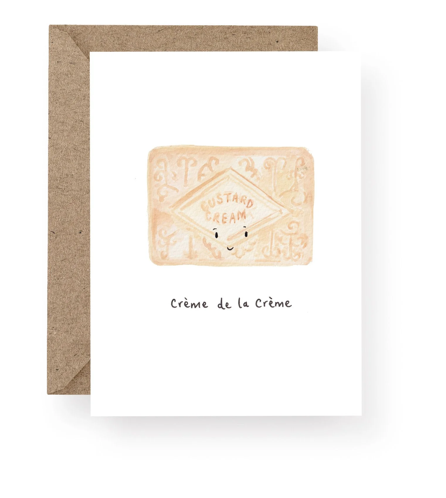 Crème de la crème Custard Cream Card