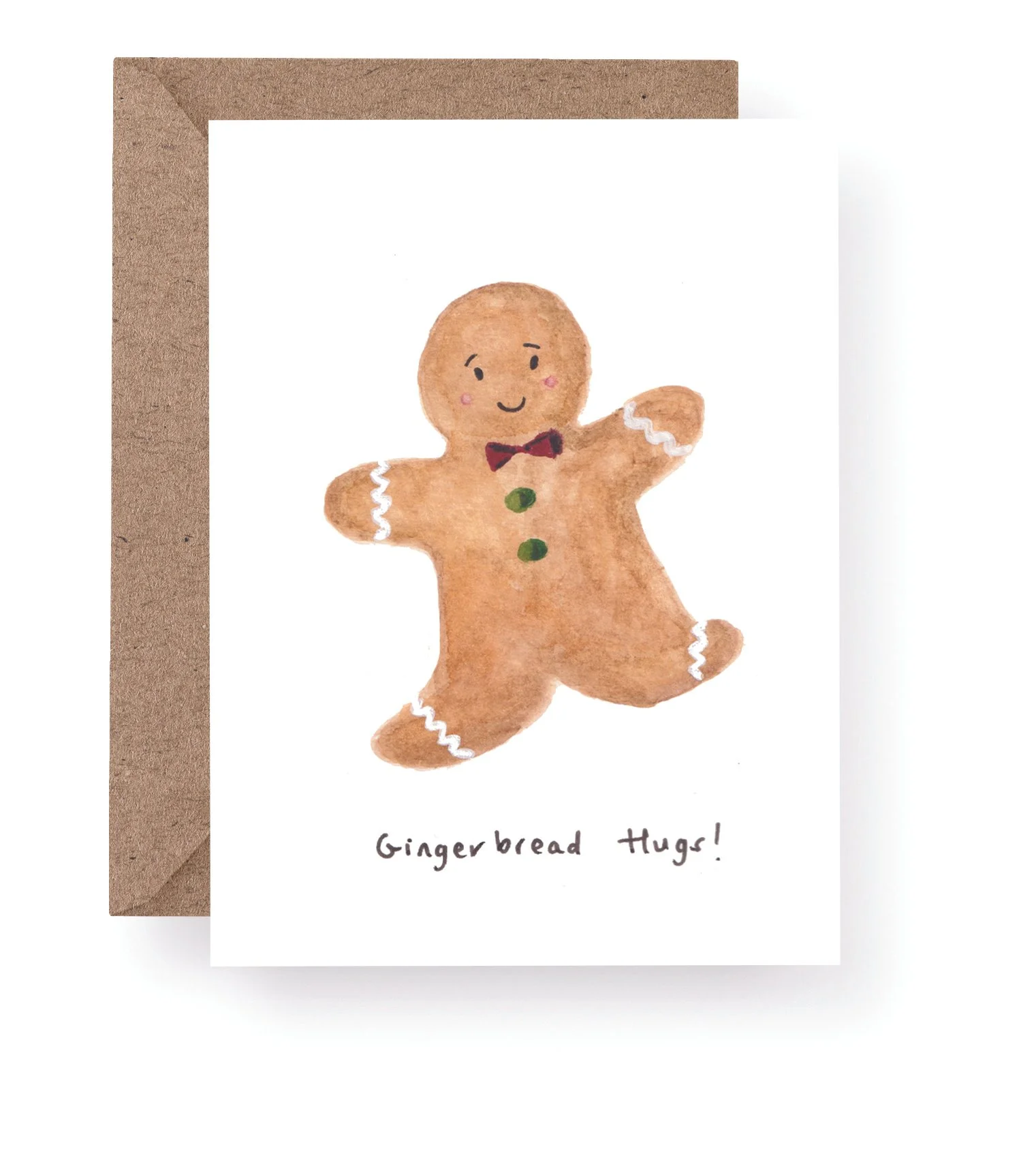 Gingerbread Man Christmas Card