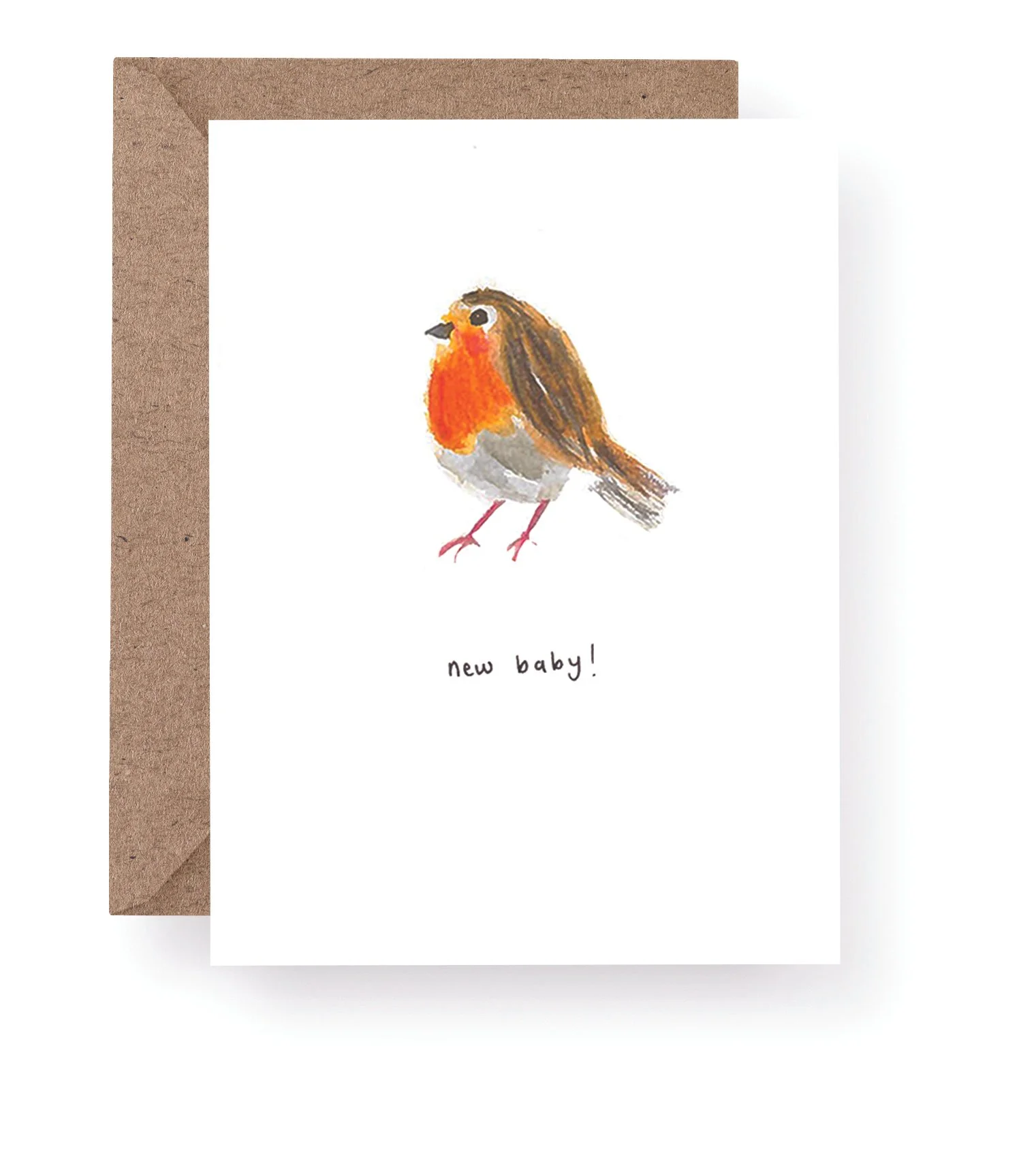 New Baby Robin Card