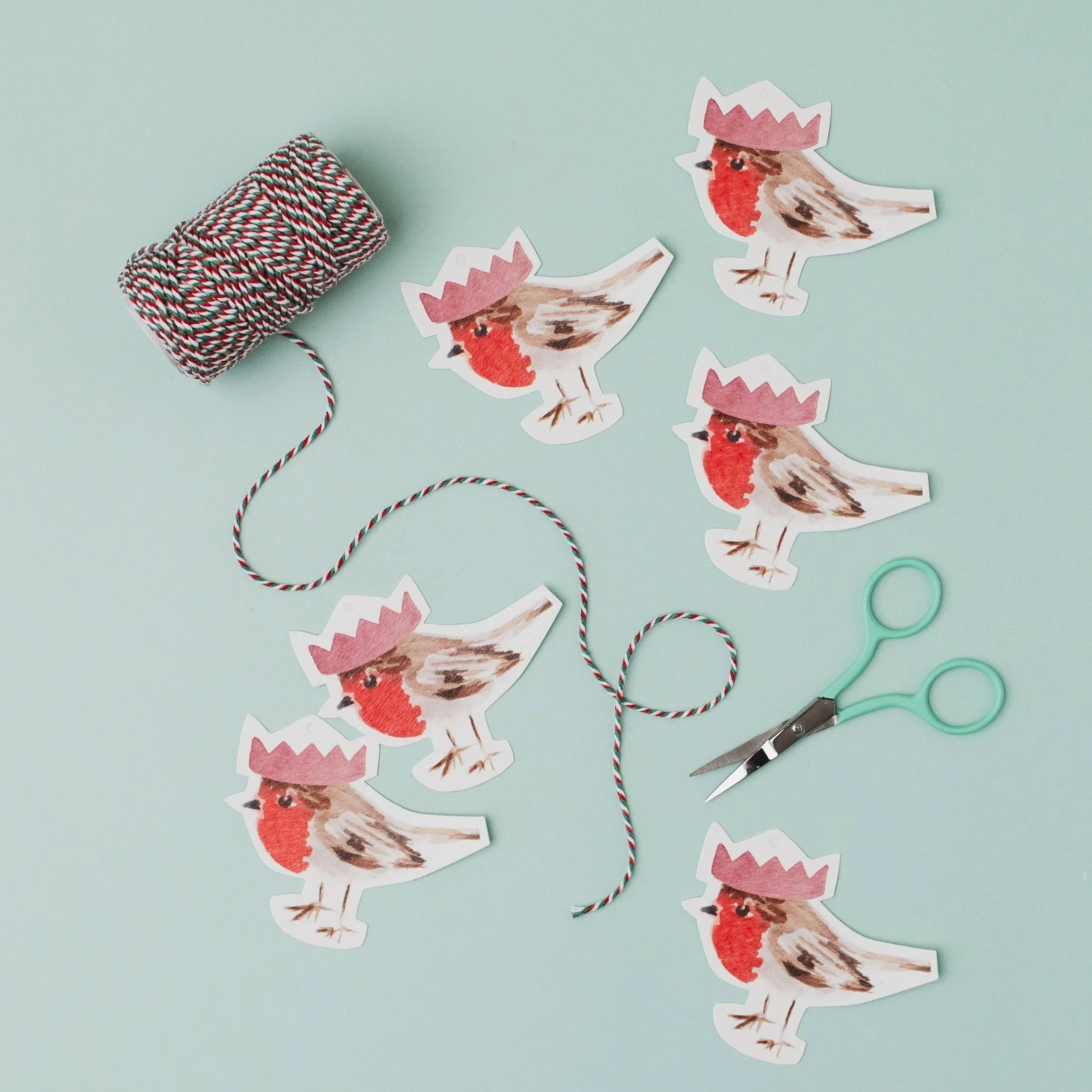 Robin Christmas Gift Tag