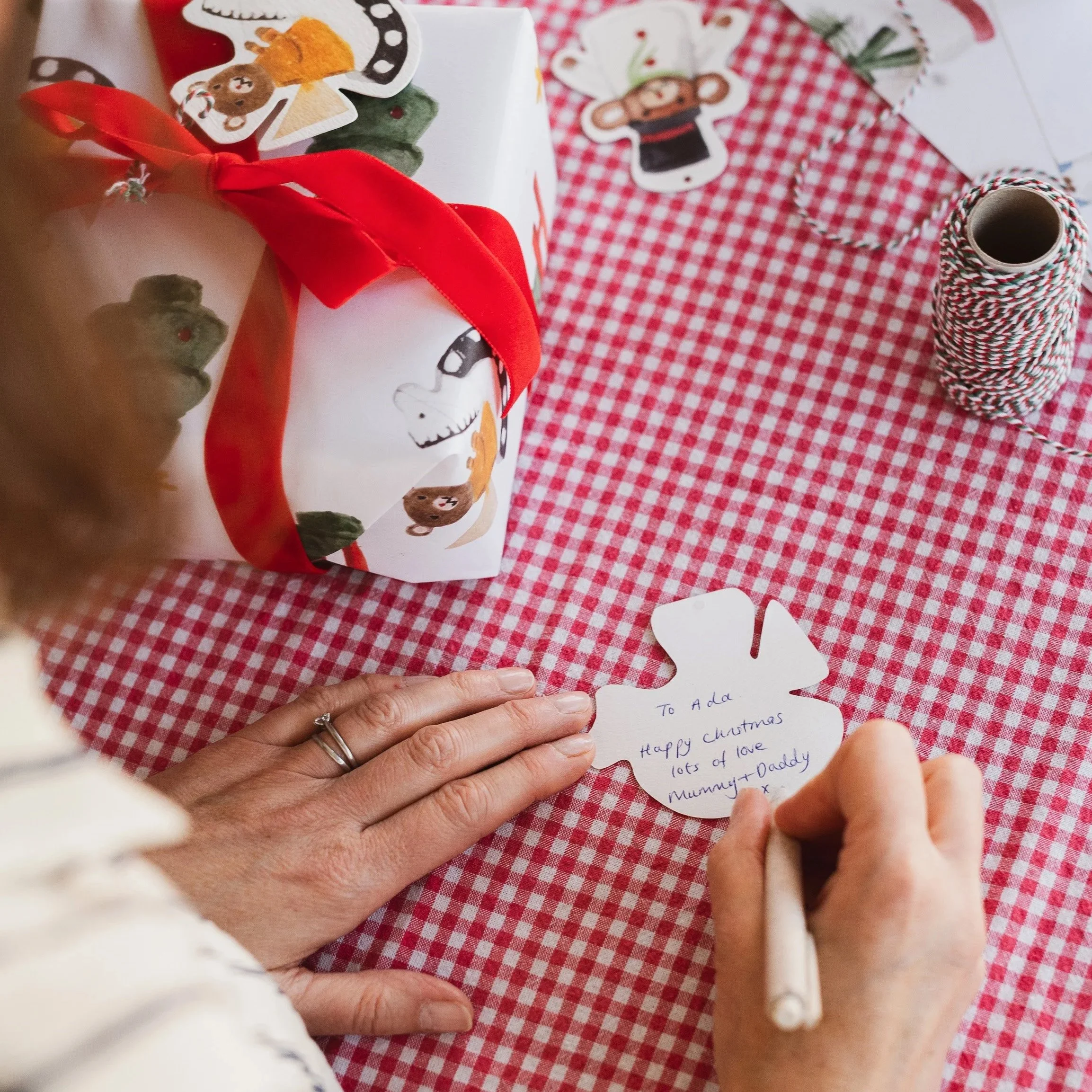 Handwritten Christmas Gift Tags