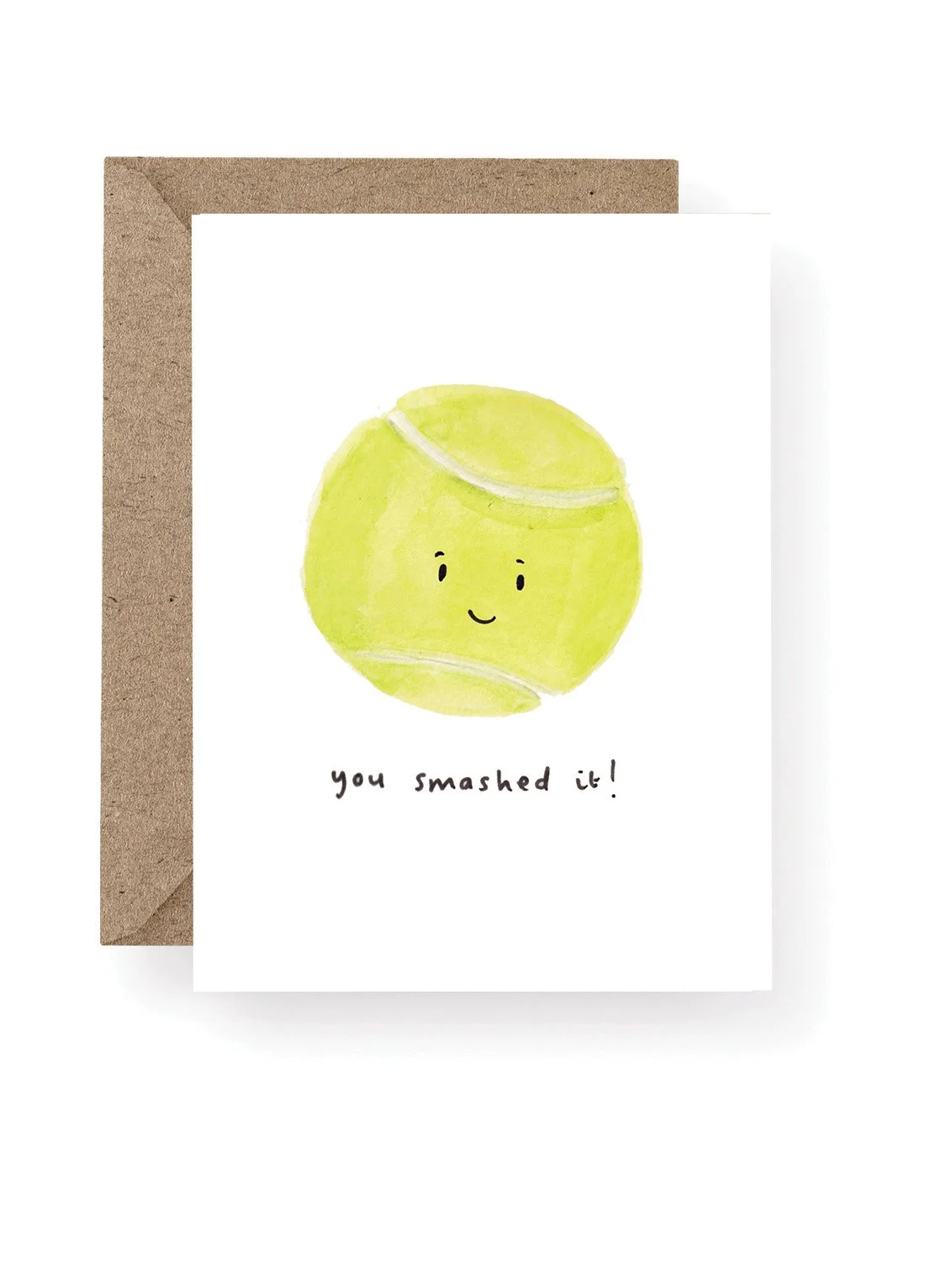 Tennis 'you smashed it!' Card