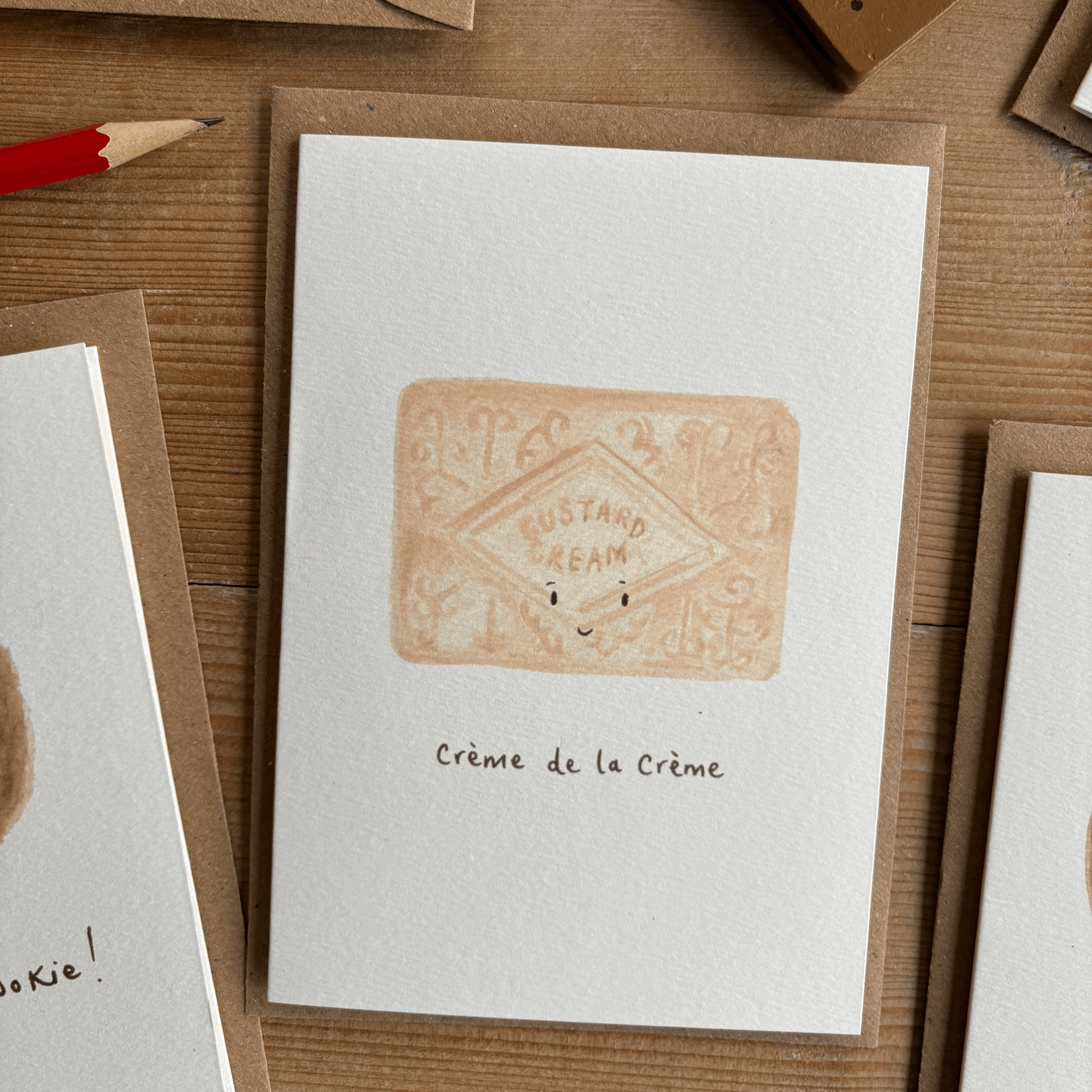 Crème de la Crème Custard Cream Card