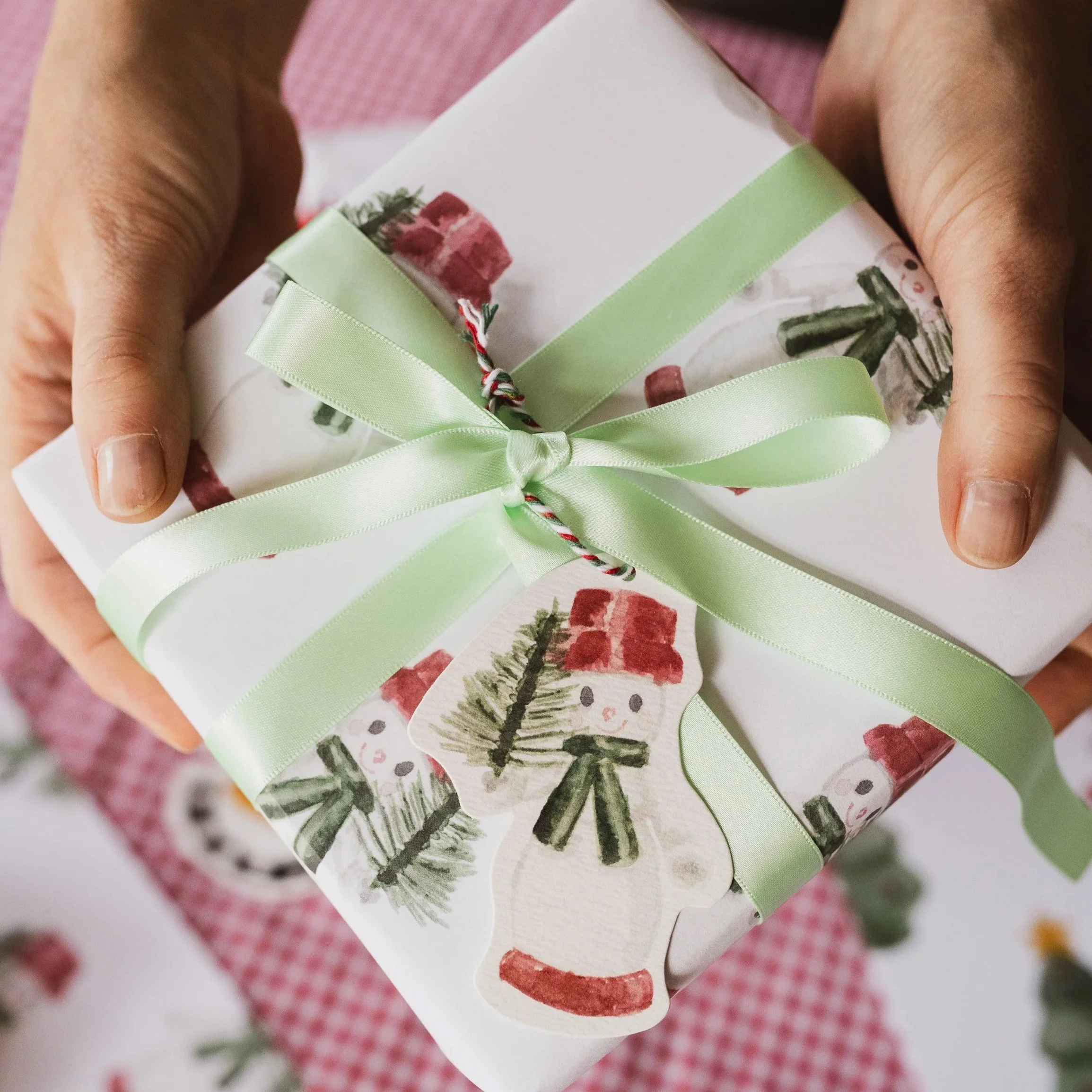 Snowman Christmas Gift Tag