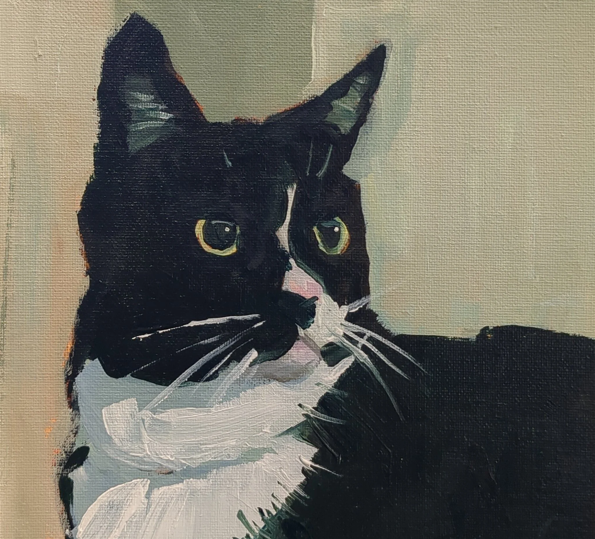 Frank. Acrylic on canvas board (available)