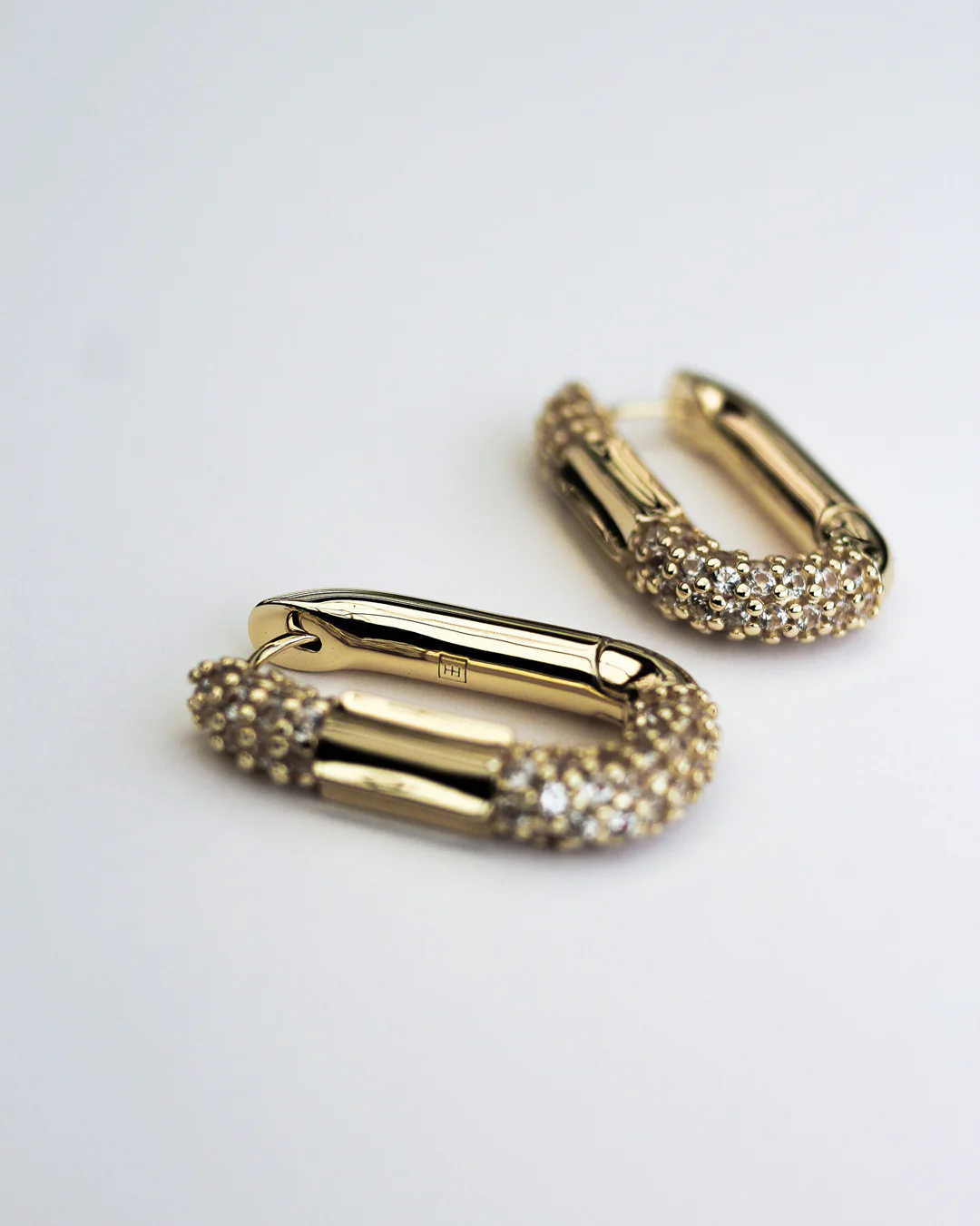 F+H Disengage Gemstone Hoops