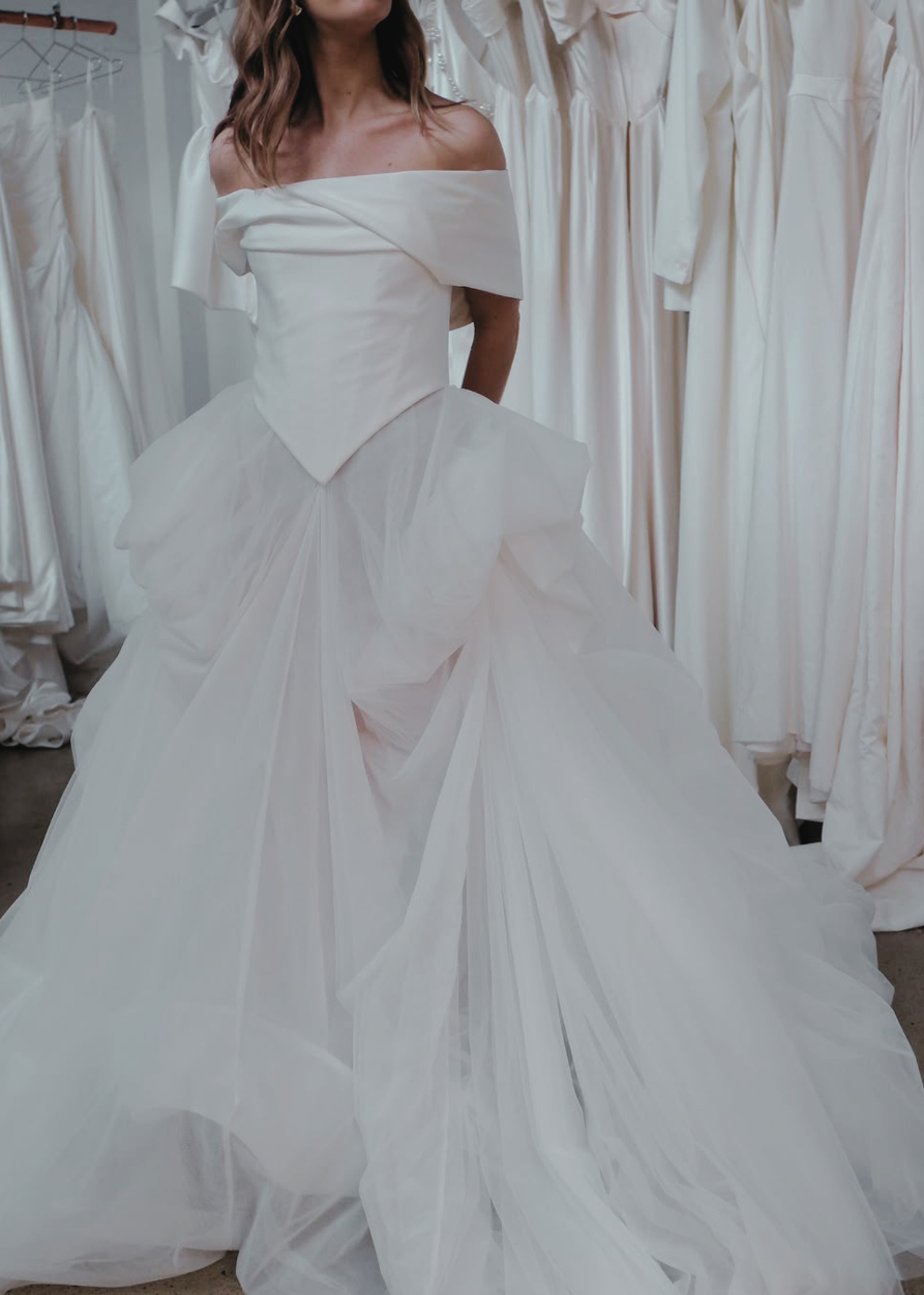 Luxury bridal corset featured on an Australian bride