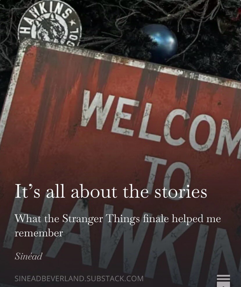 As 2026 begins, I&rsquo;m reflecting on how our final trip to Hawkins, reminded me of what truly brings me joy - the power of storytelling. And shout out to @breakupmonologues for her post about Dustin&rsquo;s valedictorian speech (an important lesso