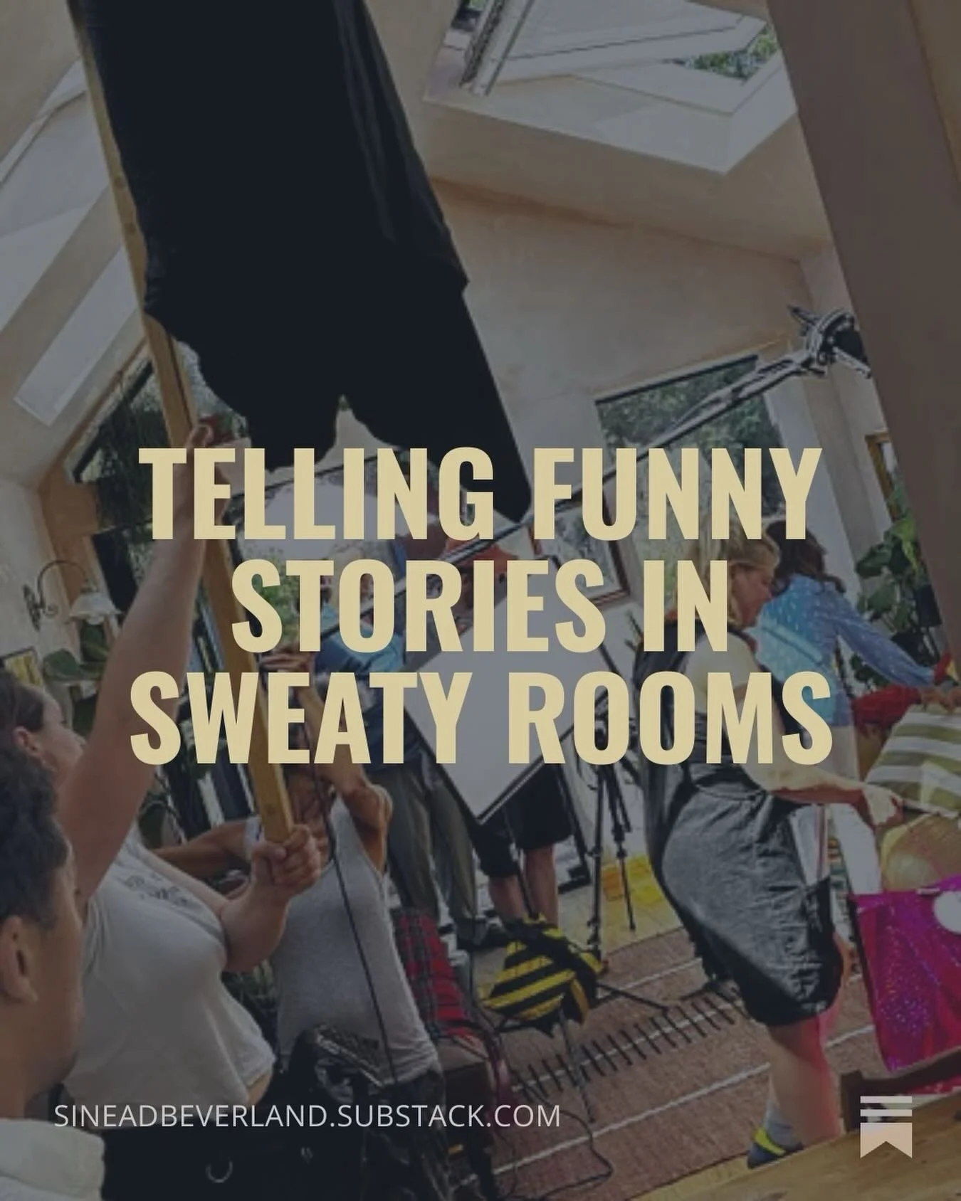 Last week whilst we are all basking in tropical temperatures, we shot a short film. 🎬 My latest Substack post is the story of that story, and how I believe we&rsquo;re all creating stories every time we open our eyes (maybe even before). 👀 To read,