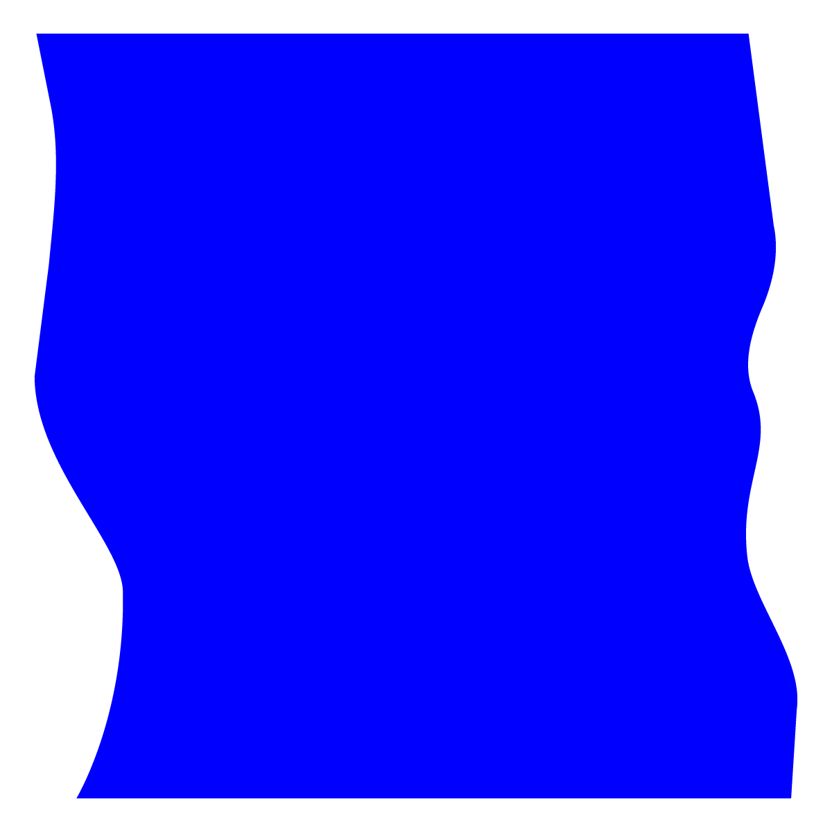 Imagem com padrão azul brilhante e formas curvas na lateral esquerda e direita