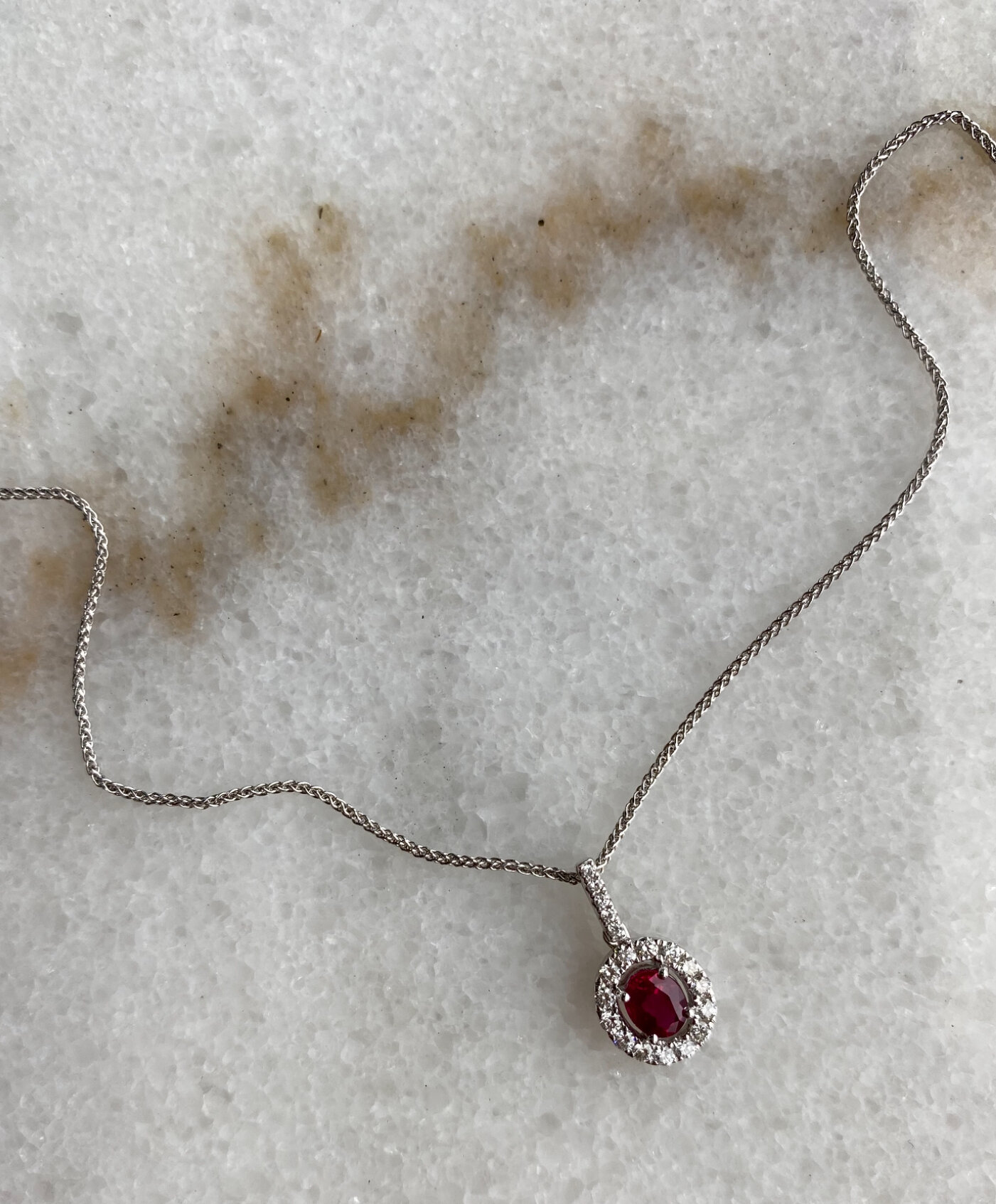 Ruby & Diamond Pendant