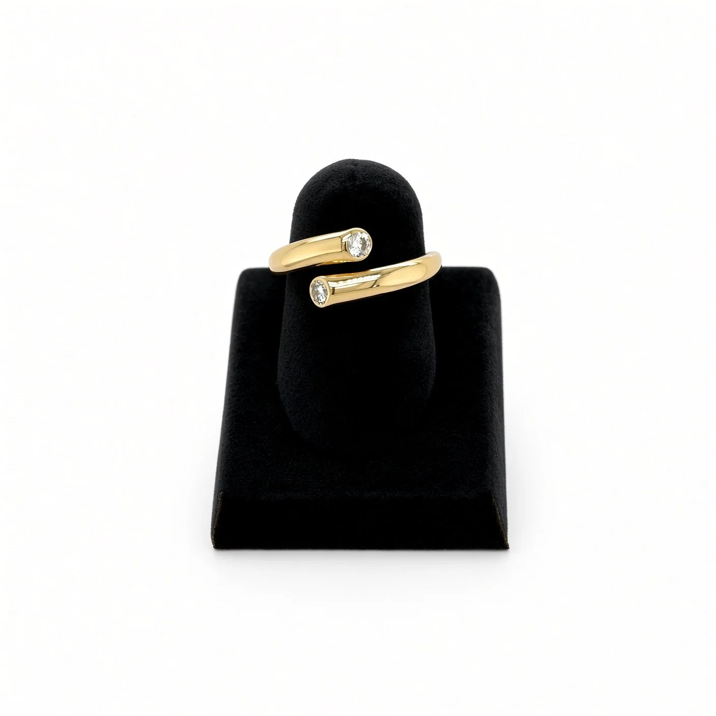 Diamond Bypass Ring