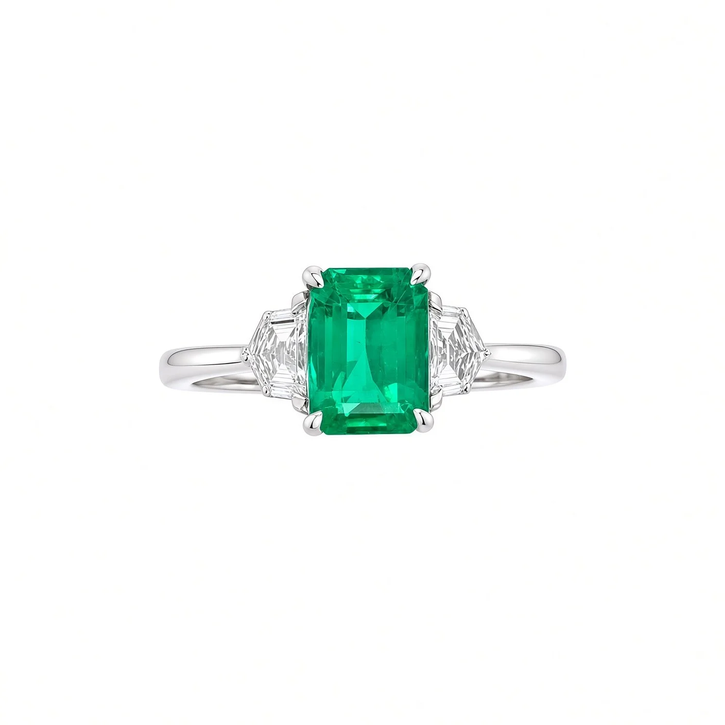Columbian Emerald & Diamond Ring