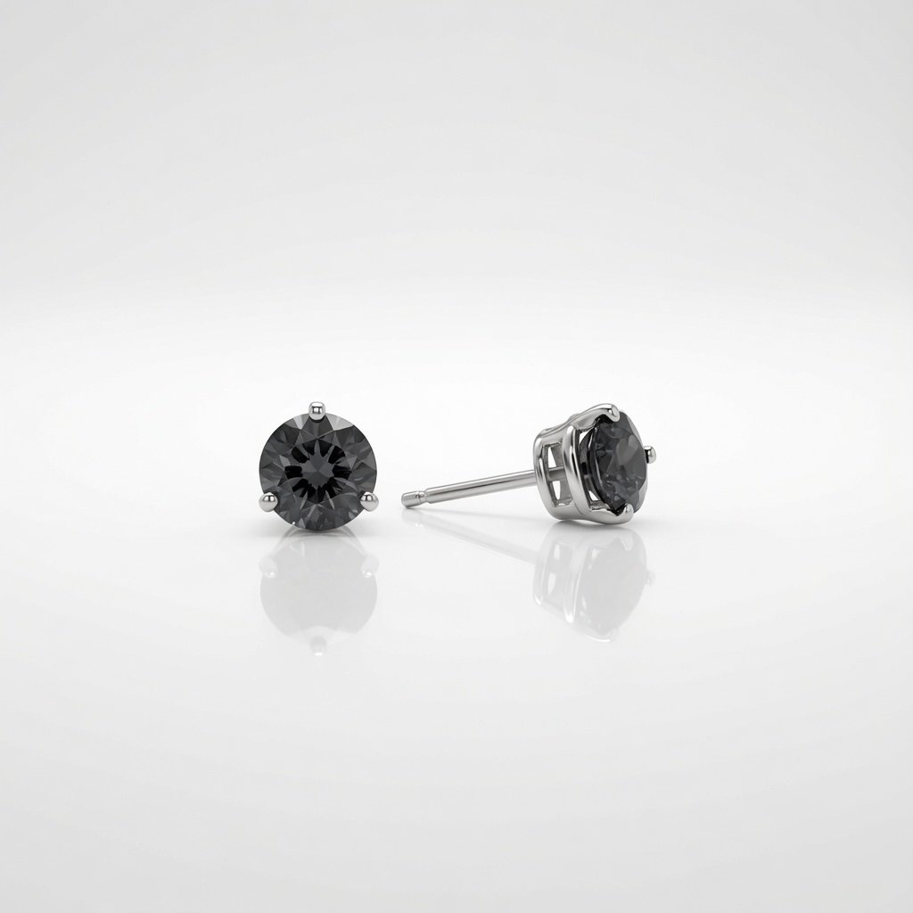 Gray Spinel Studs