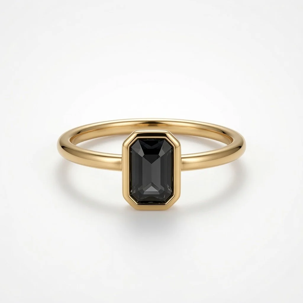 Black Spinel Ring