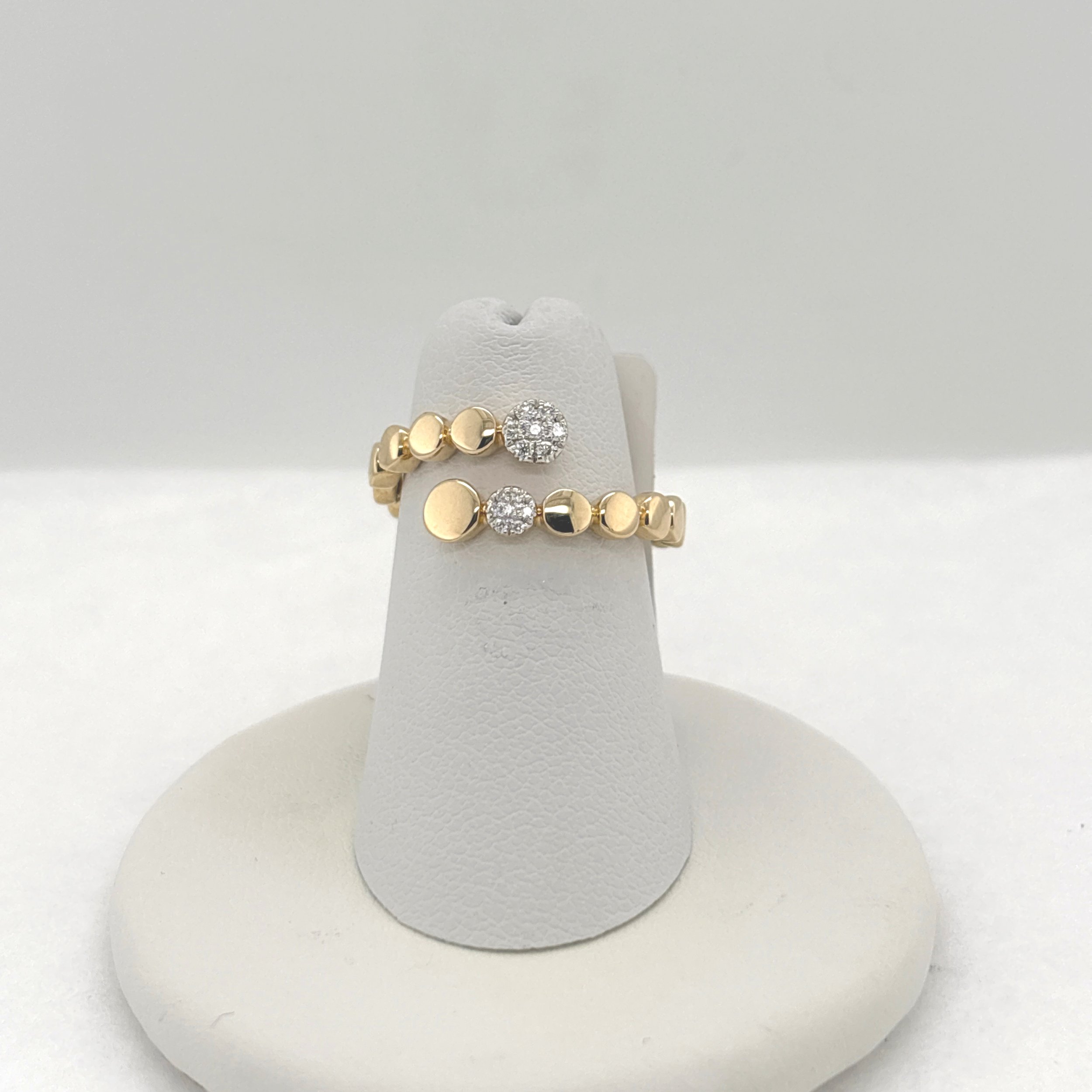 Diamond Bypass Ring`