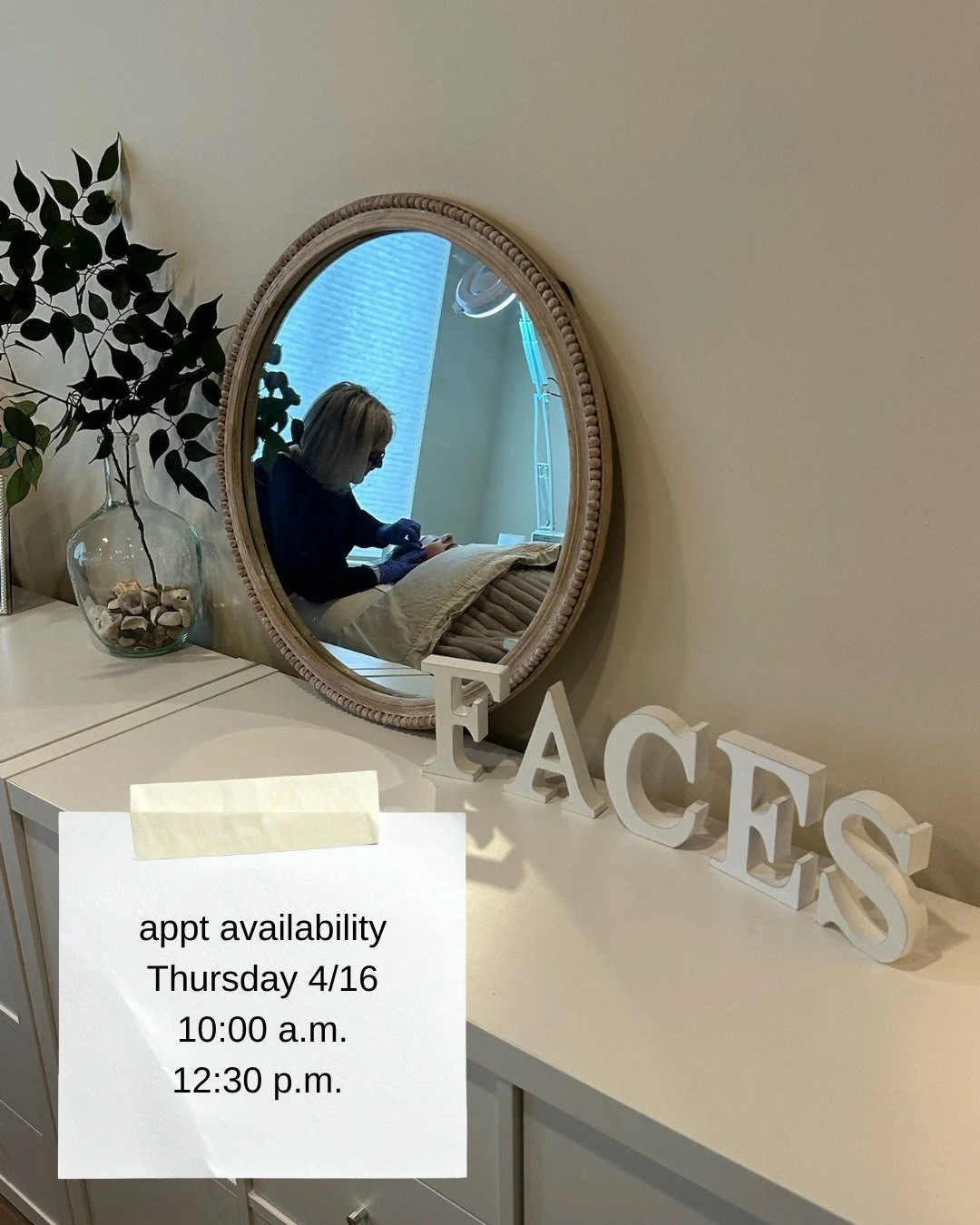I have two available appointments for Thursday, 4/16 at 10:00 a.m. and 12:30 p.m.  Please DM me to book your appointment! 
#facesbydebi #southshorema #circadia