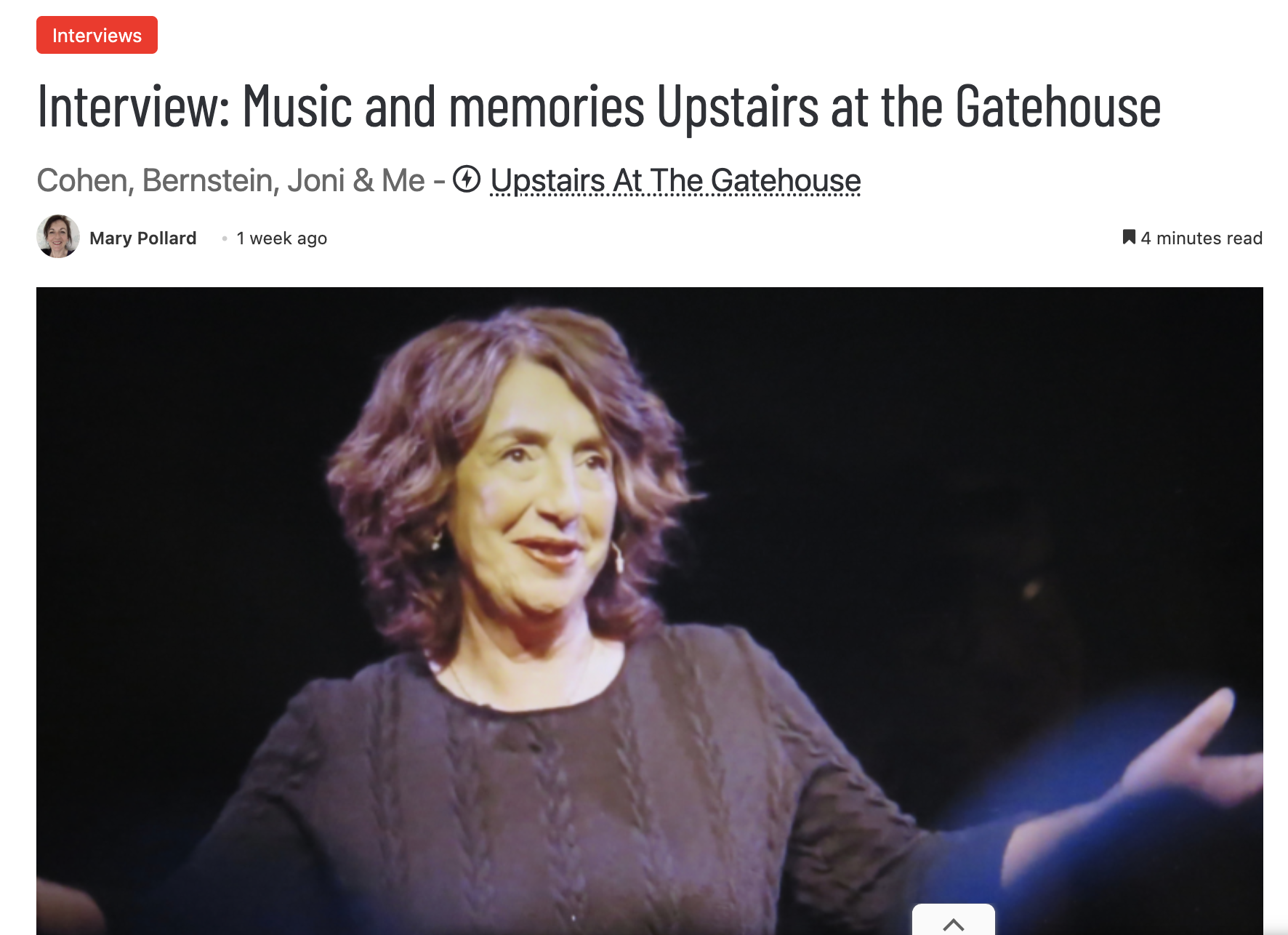 Interview in Everything Theatre