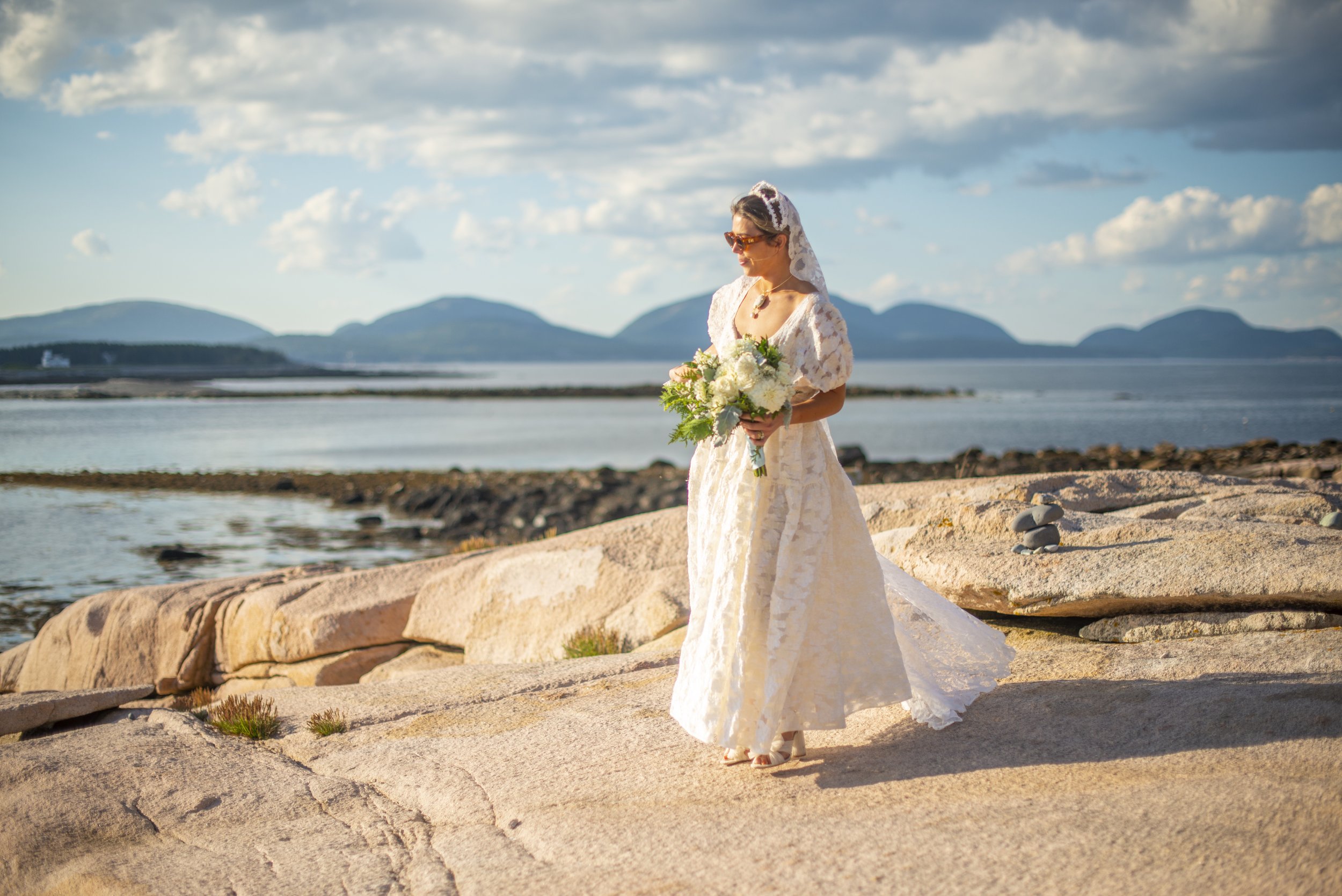 Wedding on Baker Island, Maine
