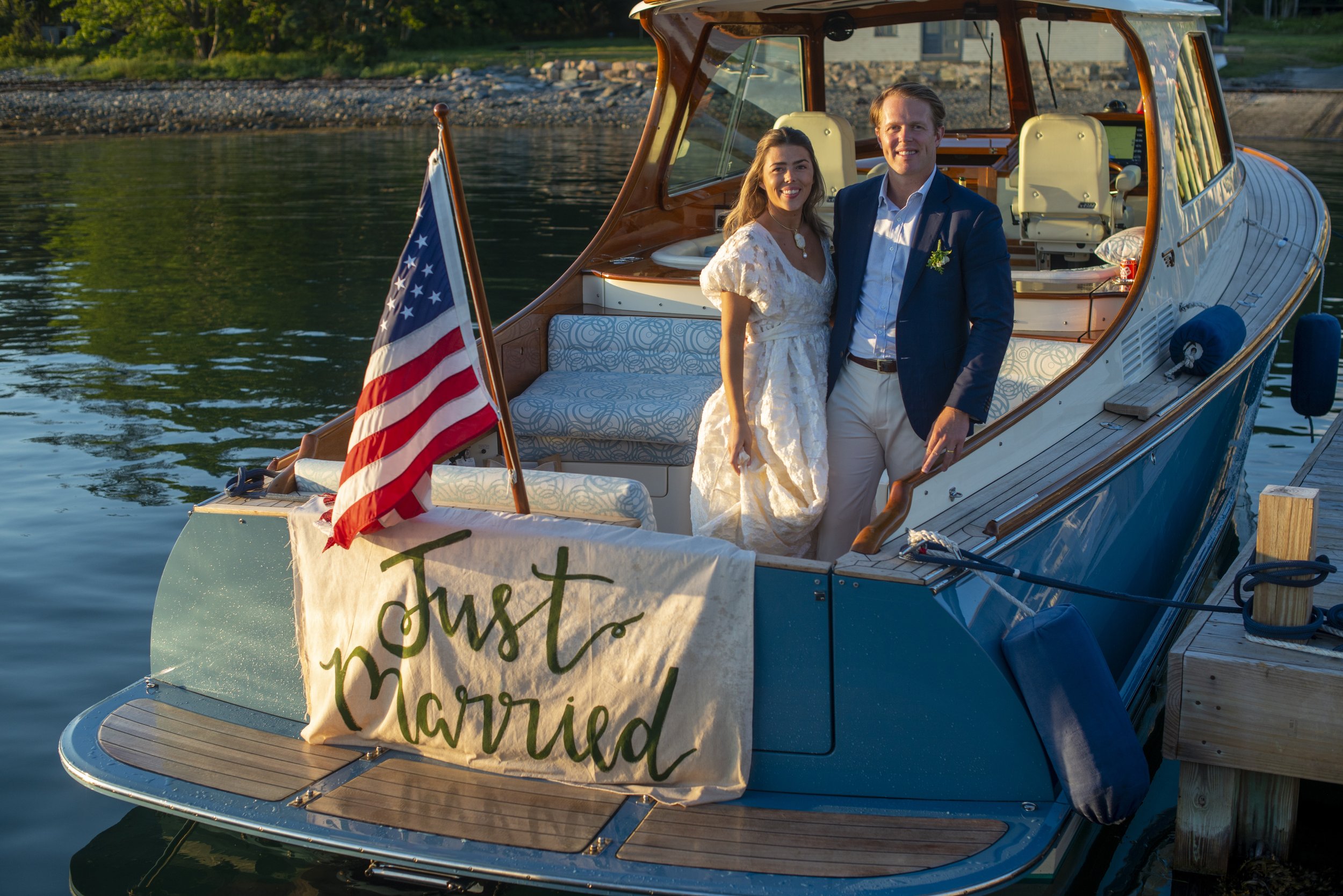 Wedding on Baker Island, Maine