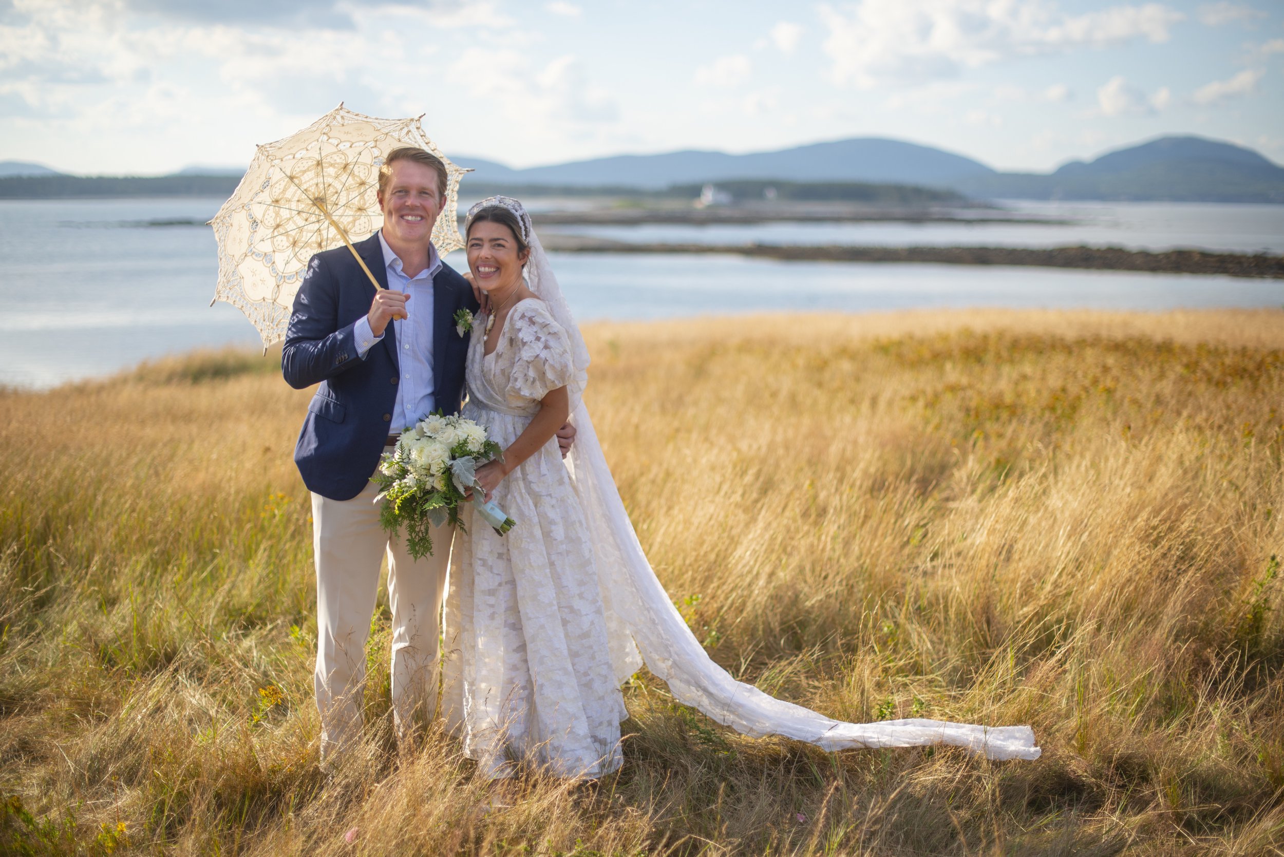 Wedding on Baker Island, Maine