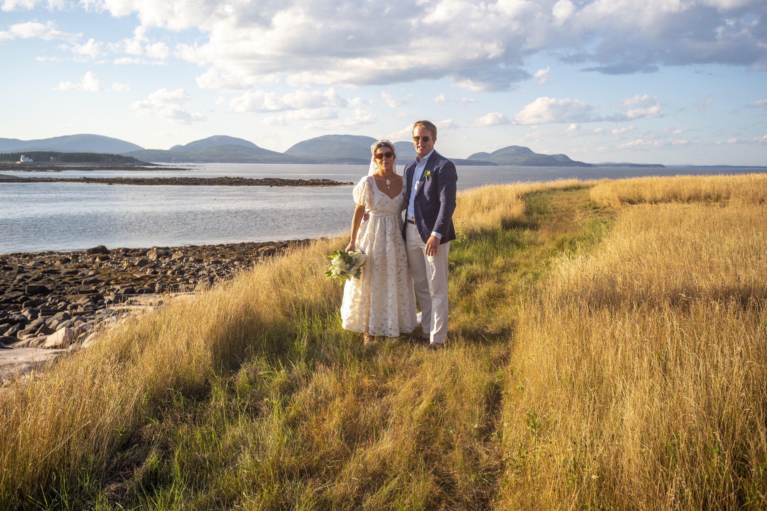 Wedding on Baker Island, Maine