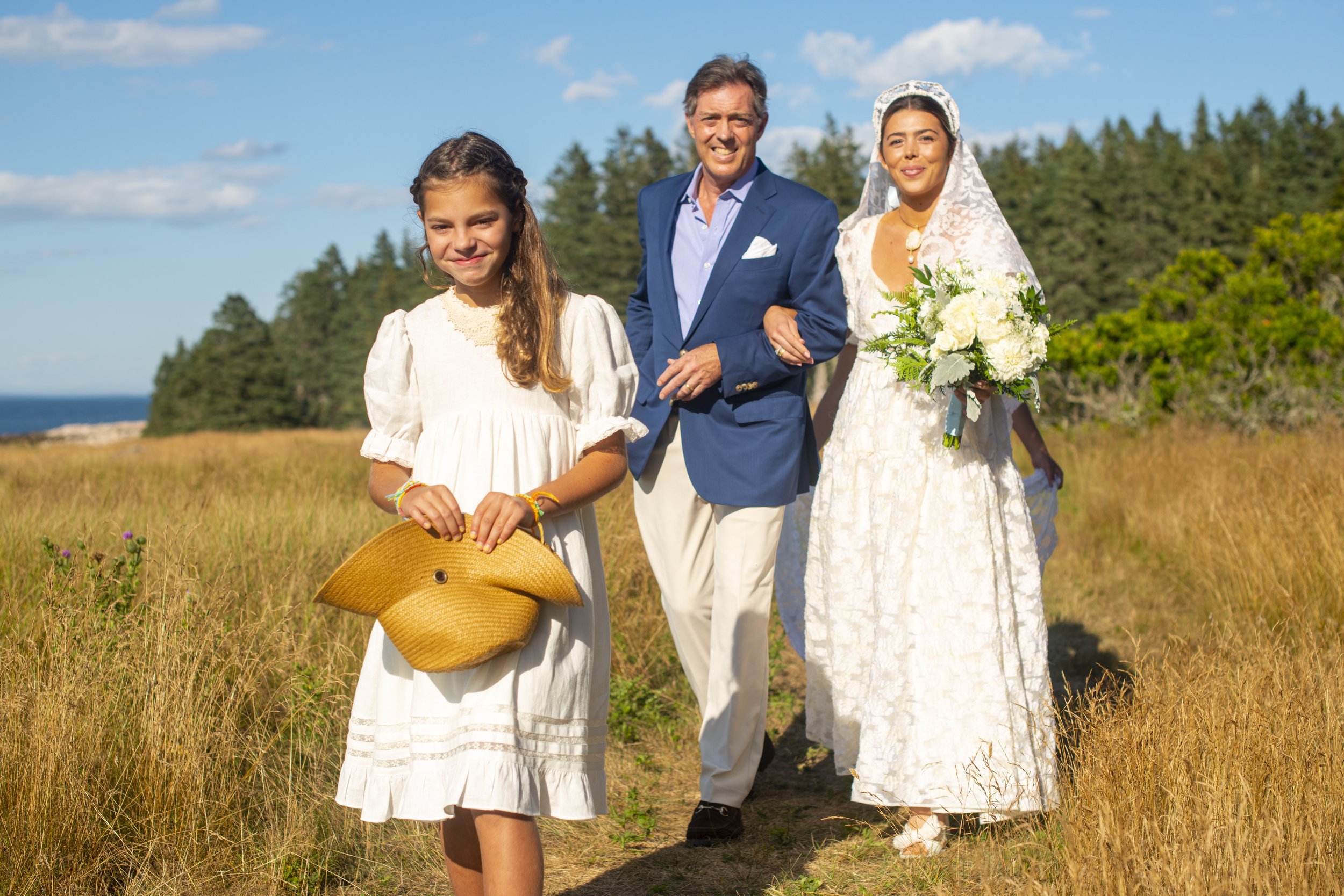 Wedding on Baker Island, Maine