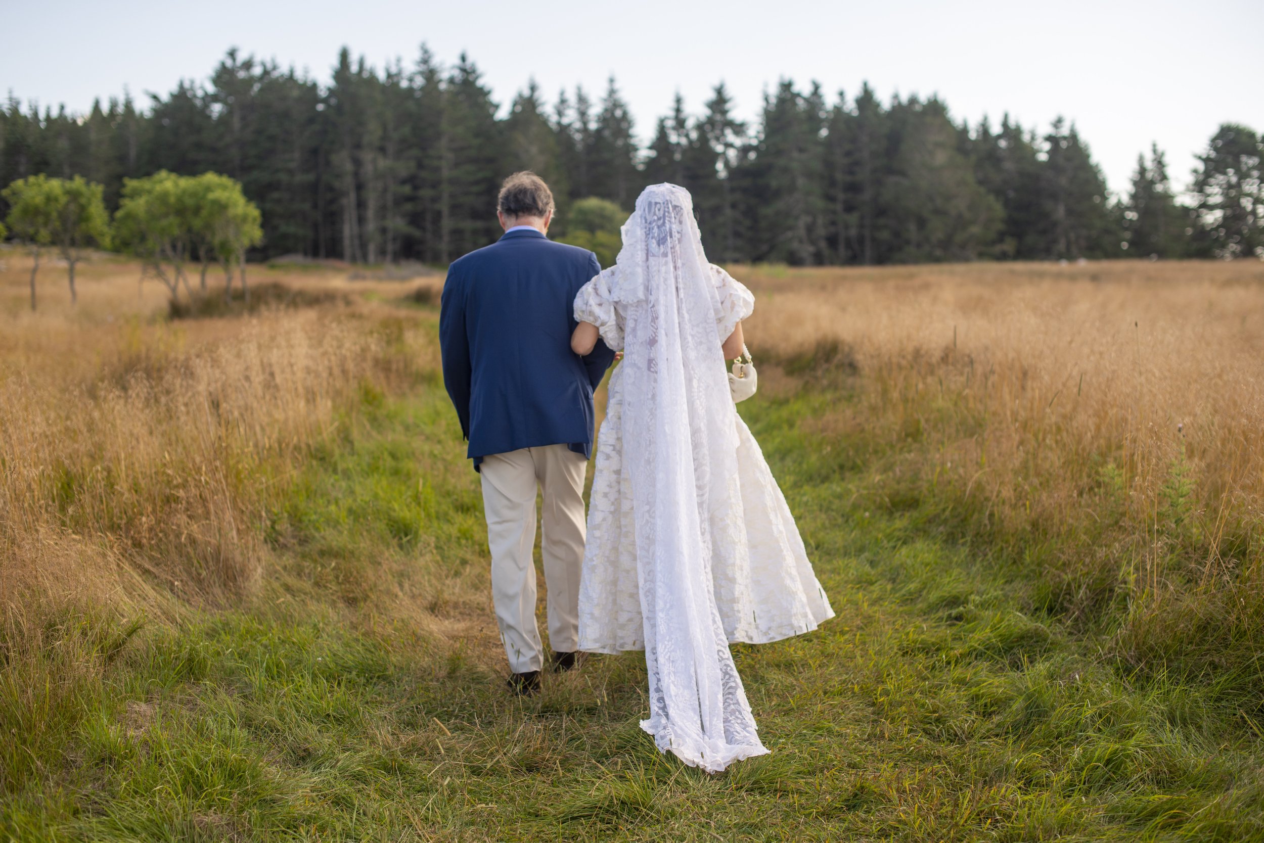 Wedding on Baker Island, Maine