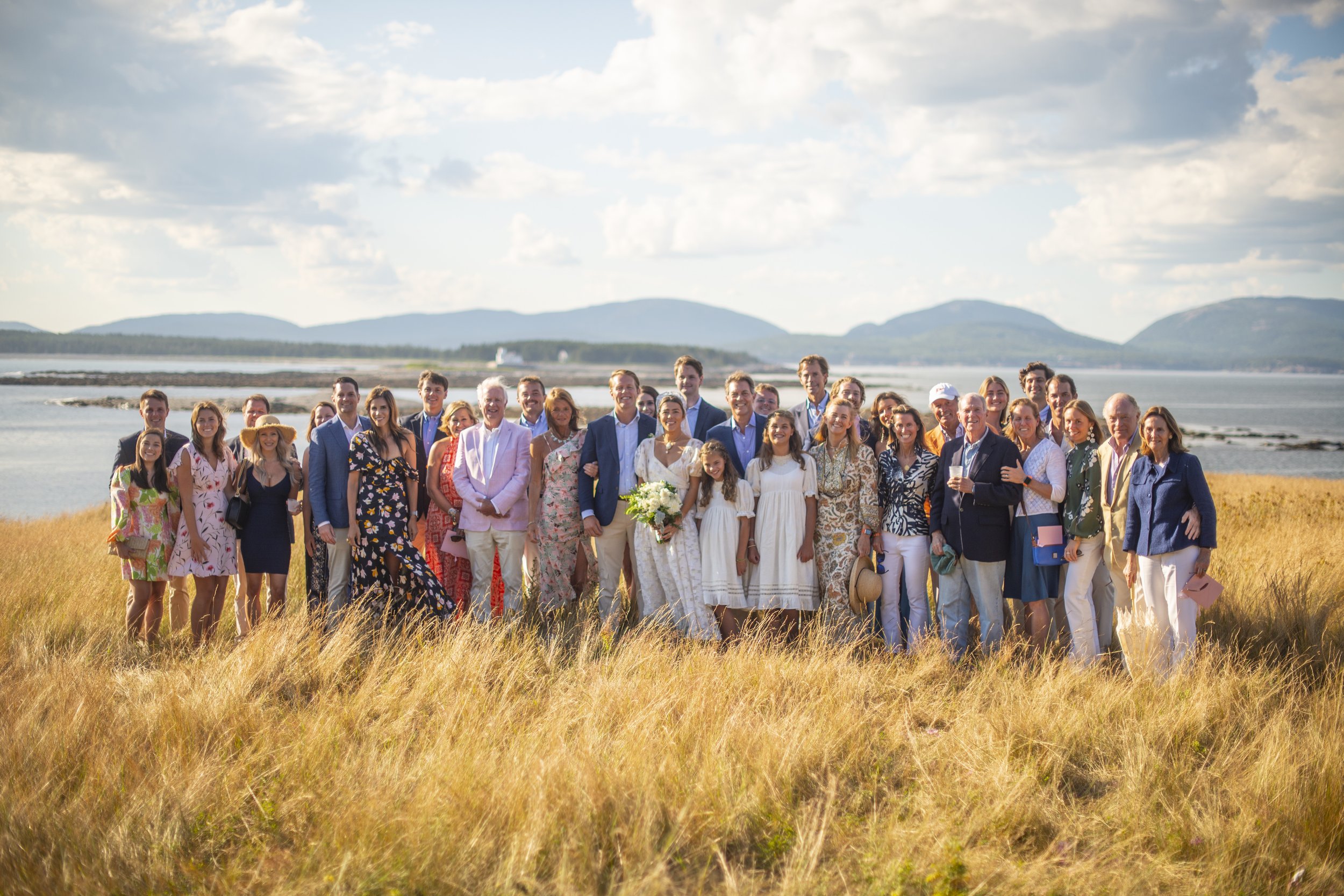 Wedding on Baker Island, Maine