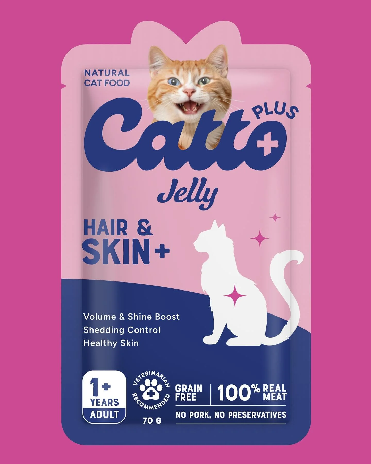 New members of @catto_catfood family. The Catto Plus Jelly Series.

#jedcreative #packagedesign #catfood #packagingdesign #petfood
