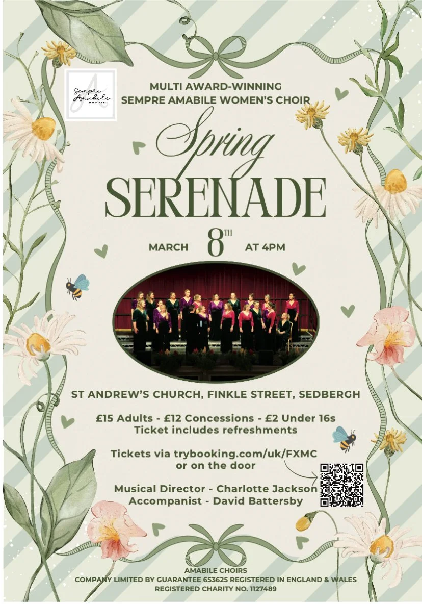 Multi-award winning women’s choir to perform at St Andrew’s Church, Sedbergh