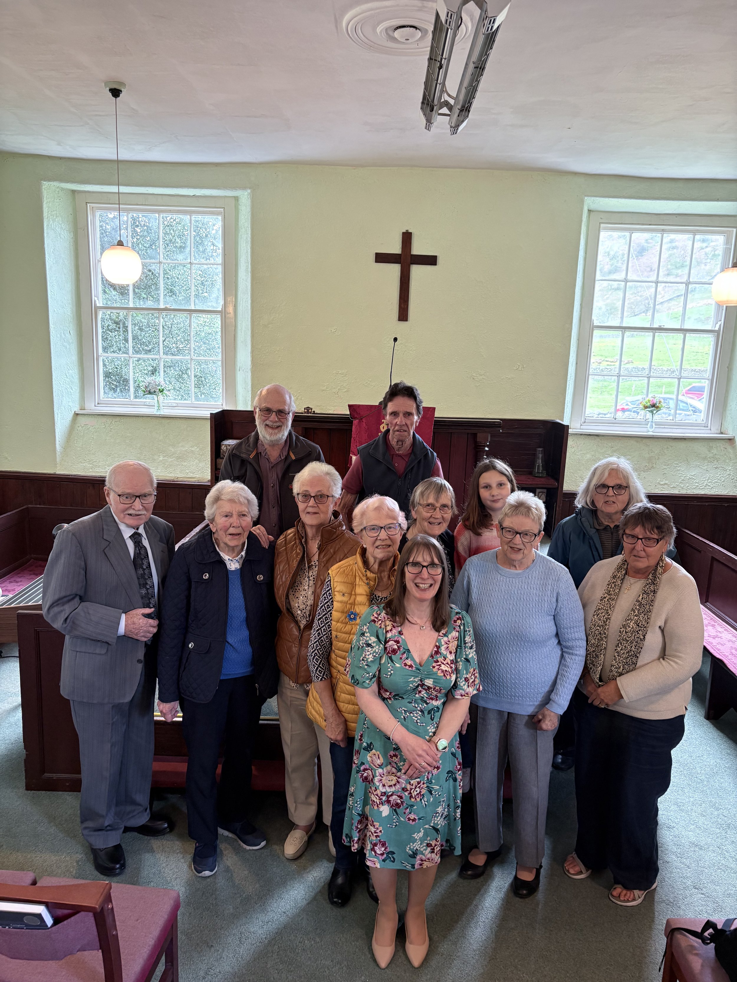  Regular members of the Garsdale congregation 