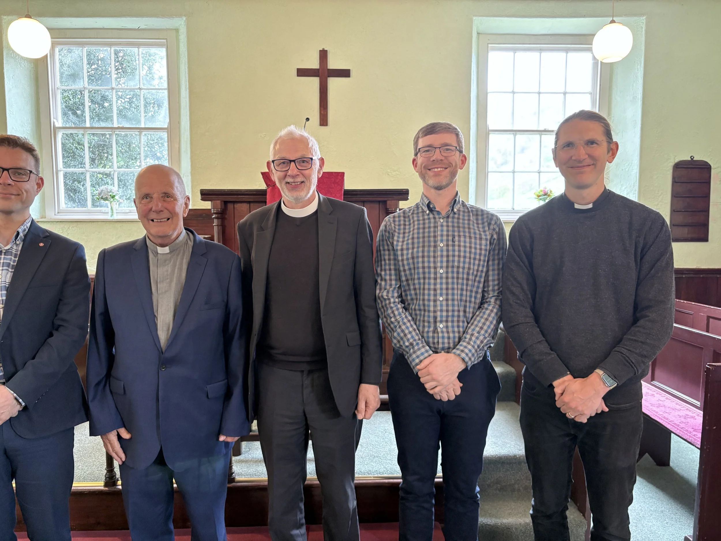  Some of the ministers who contributed to the service. 