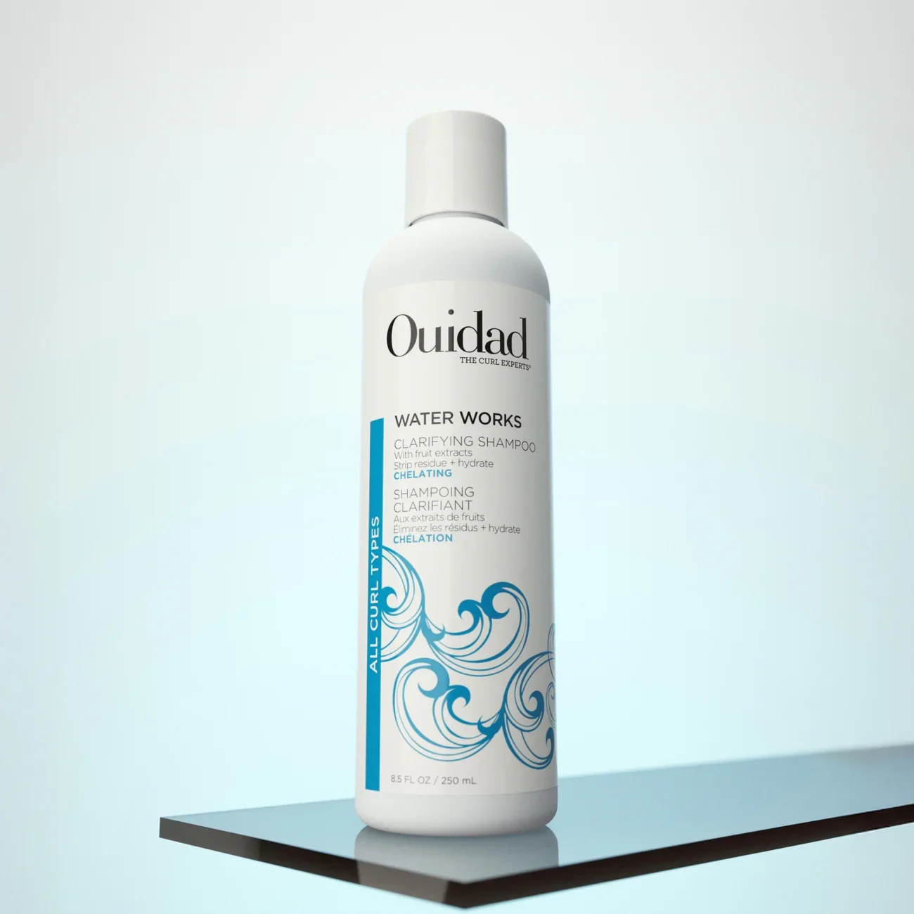 Ouidad Water Works Clarifying Shampoo - gentle chelating formula to detox curls and remove buildup.