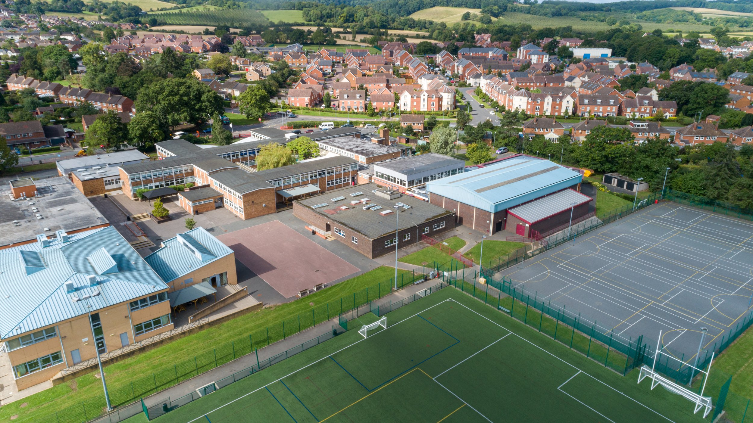 Aerial Photography Dyson Perrins School Site