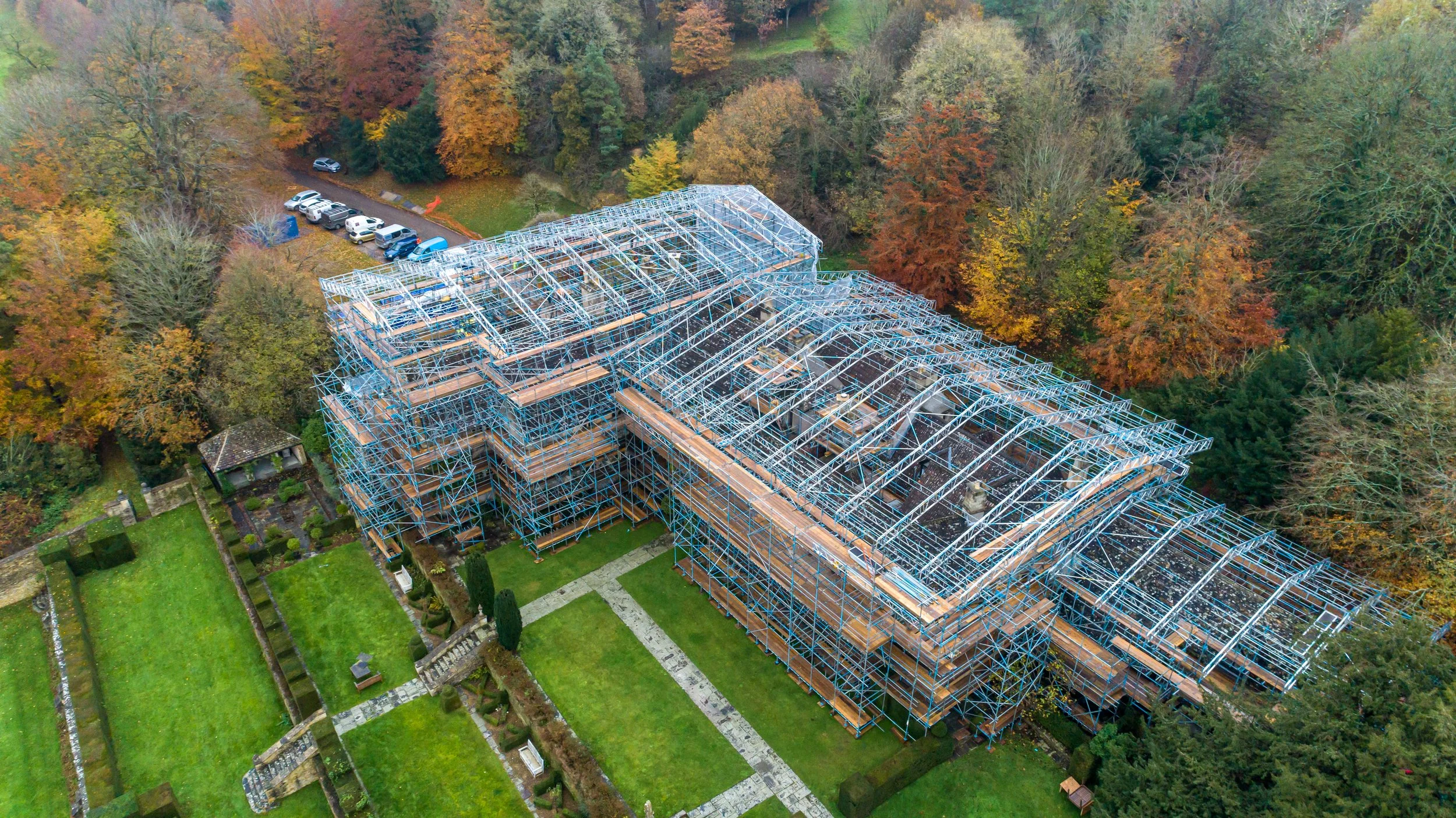 Aerial Photography Scaffolding