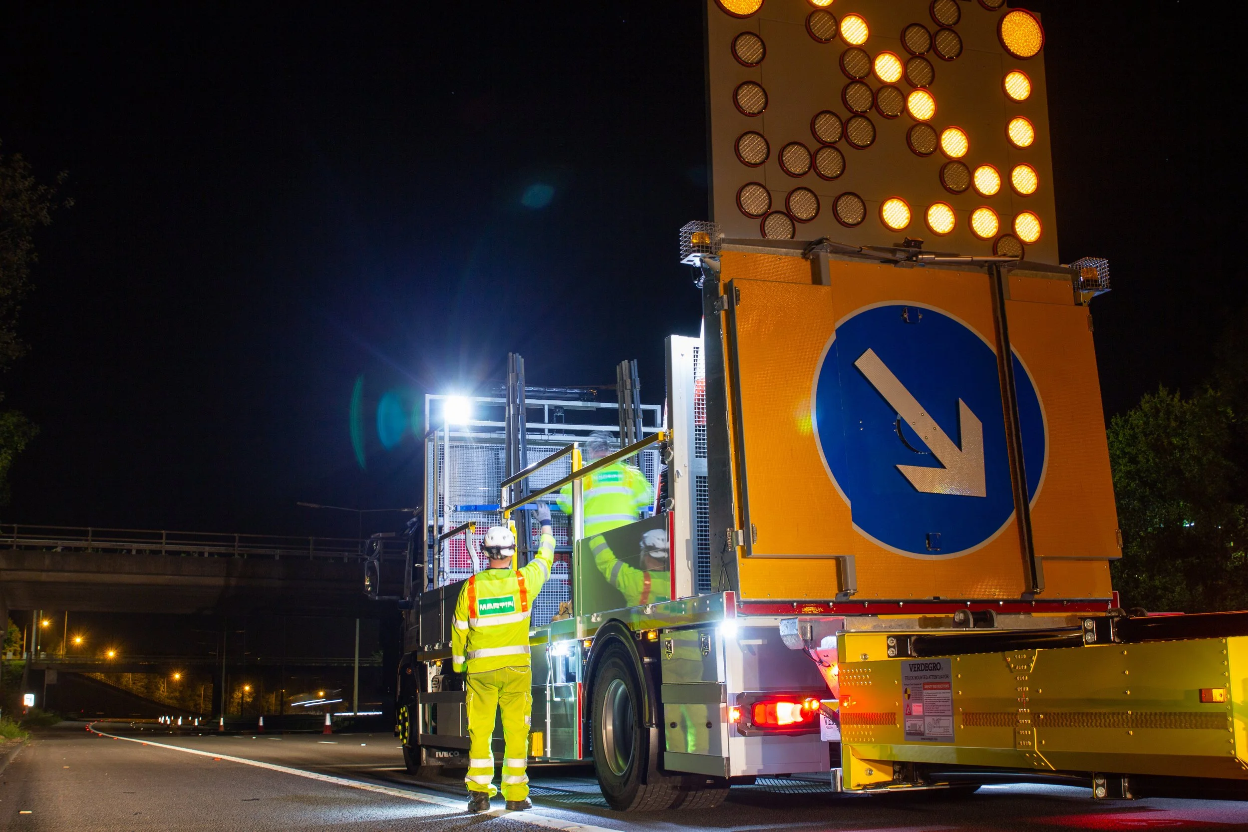 Martin Traffic Management IPV rear workmen
